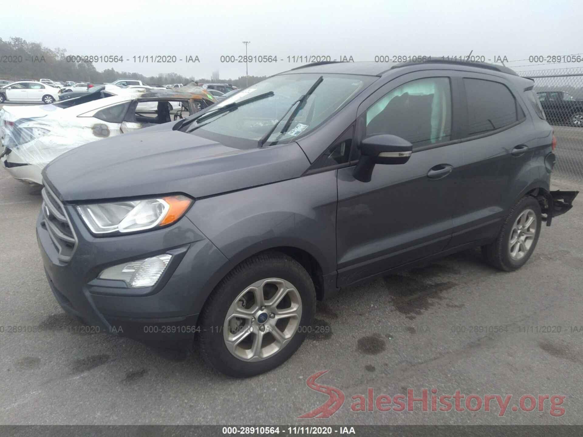 MAJ3S2GE9KC308439 2019 FORD ECOSPORT