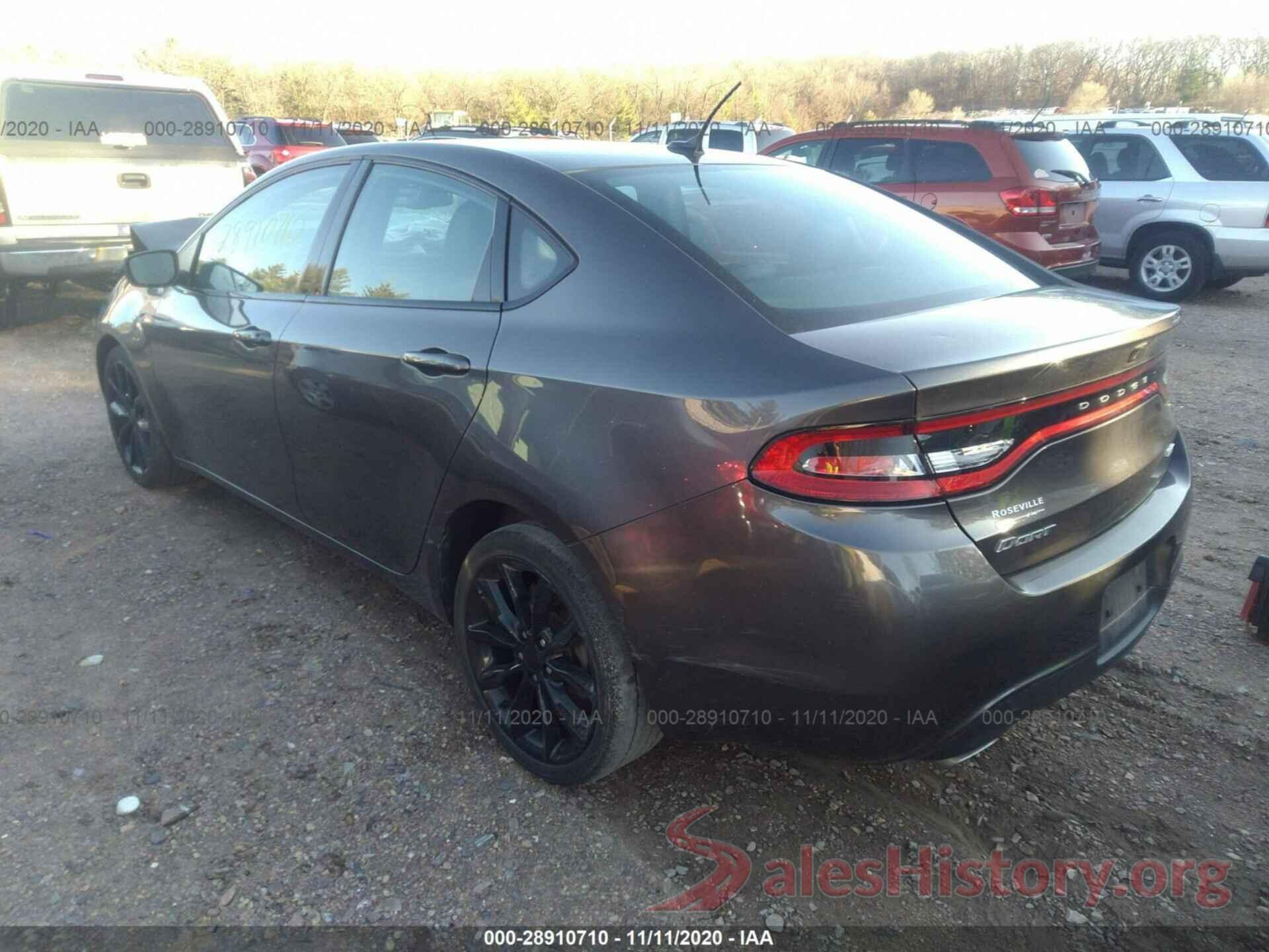 1C3CDFEB6GD741470 2016 DODGE DART