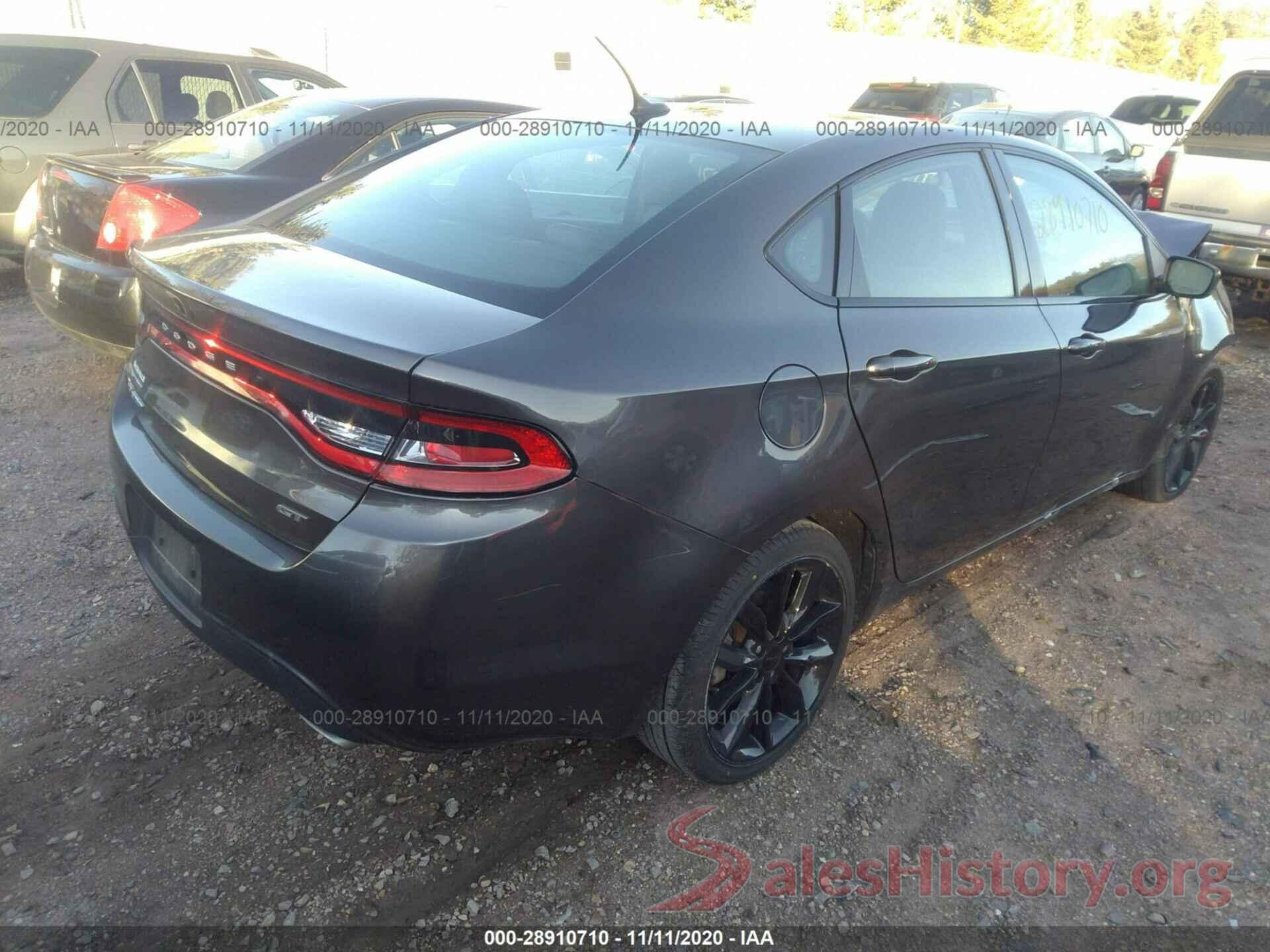 1C3CDFEB6GD741470 2016 DODGE DART