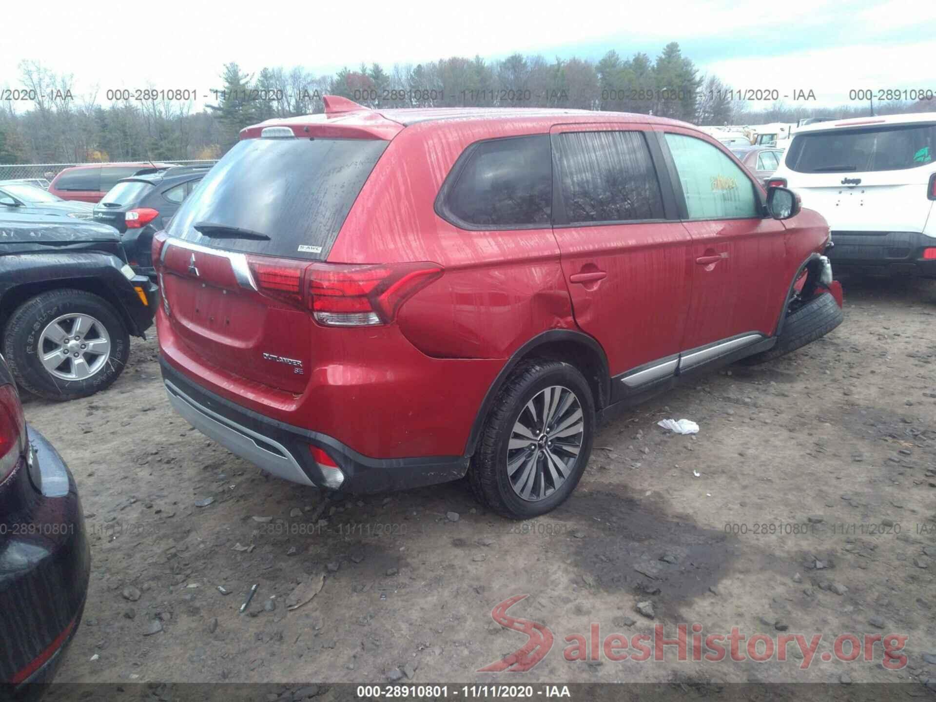 JA4AZ3A39KZ005209 2019 MITSUBISHI OUTLANDER