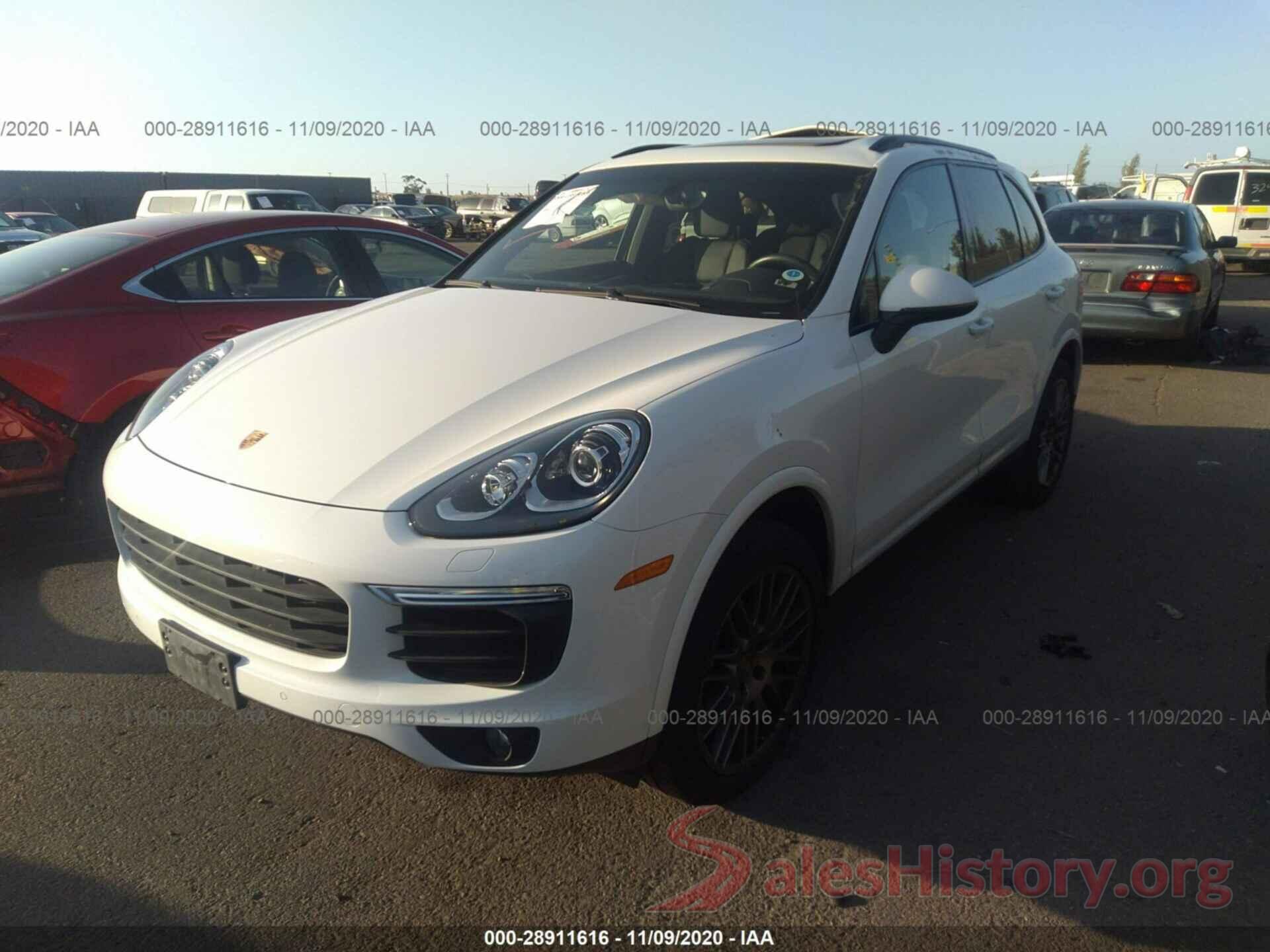 WP1AA2A20HKA84266 2017 PORSCHE CAYENNE