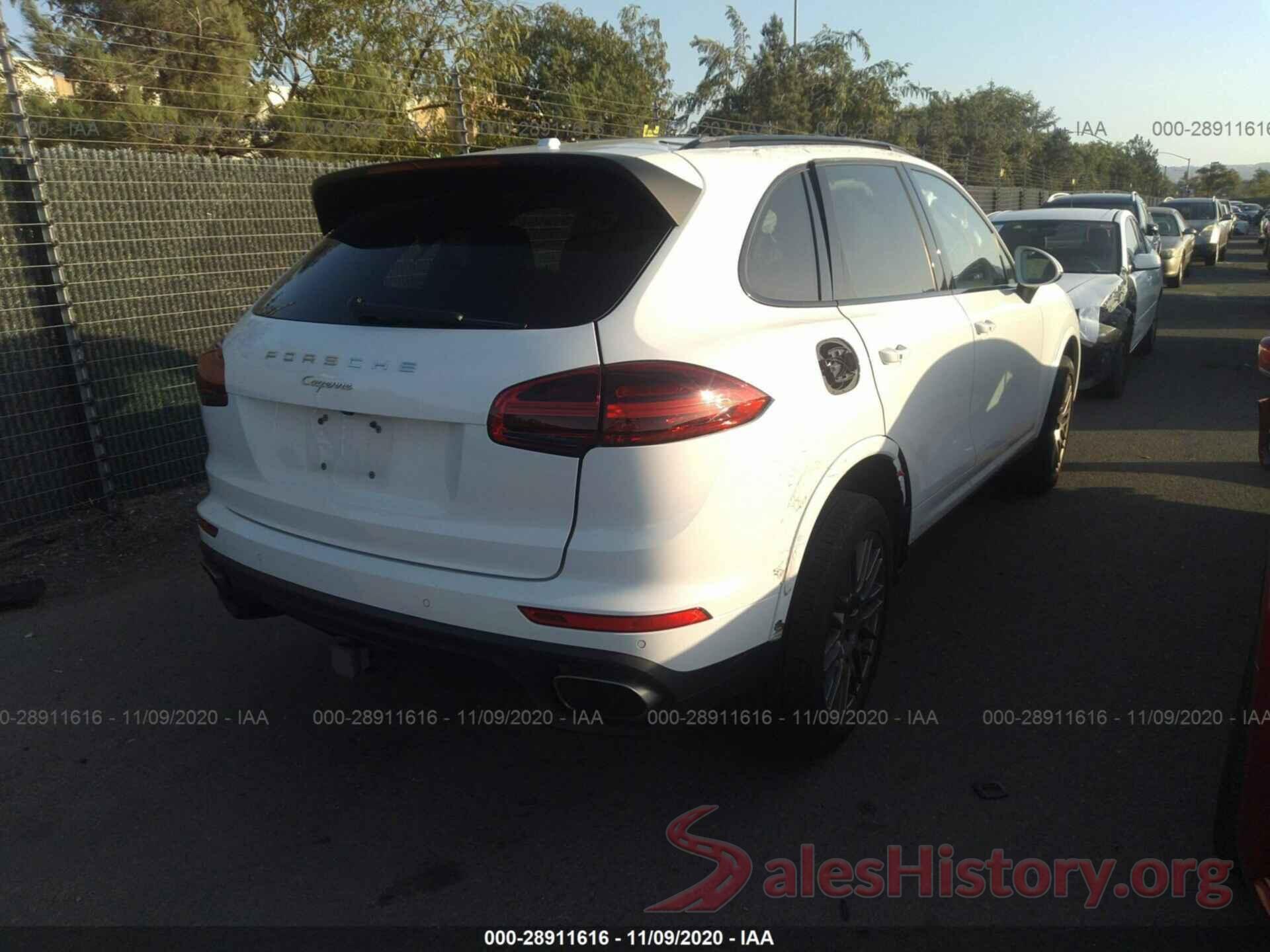 WP1AA2A20HKA84266 2017 PORSCHE CAYENNE