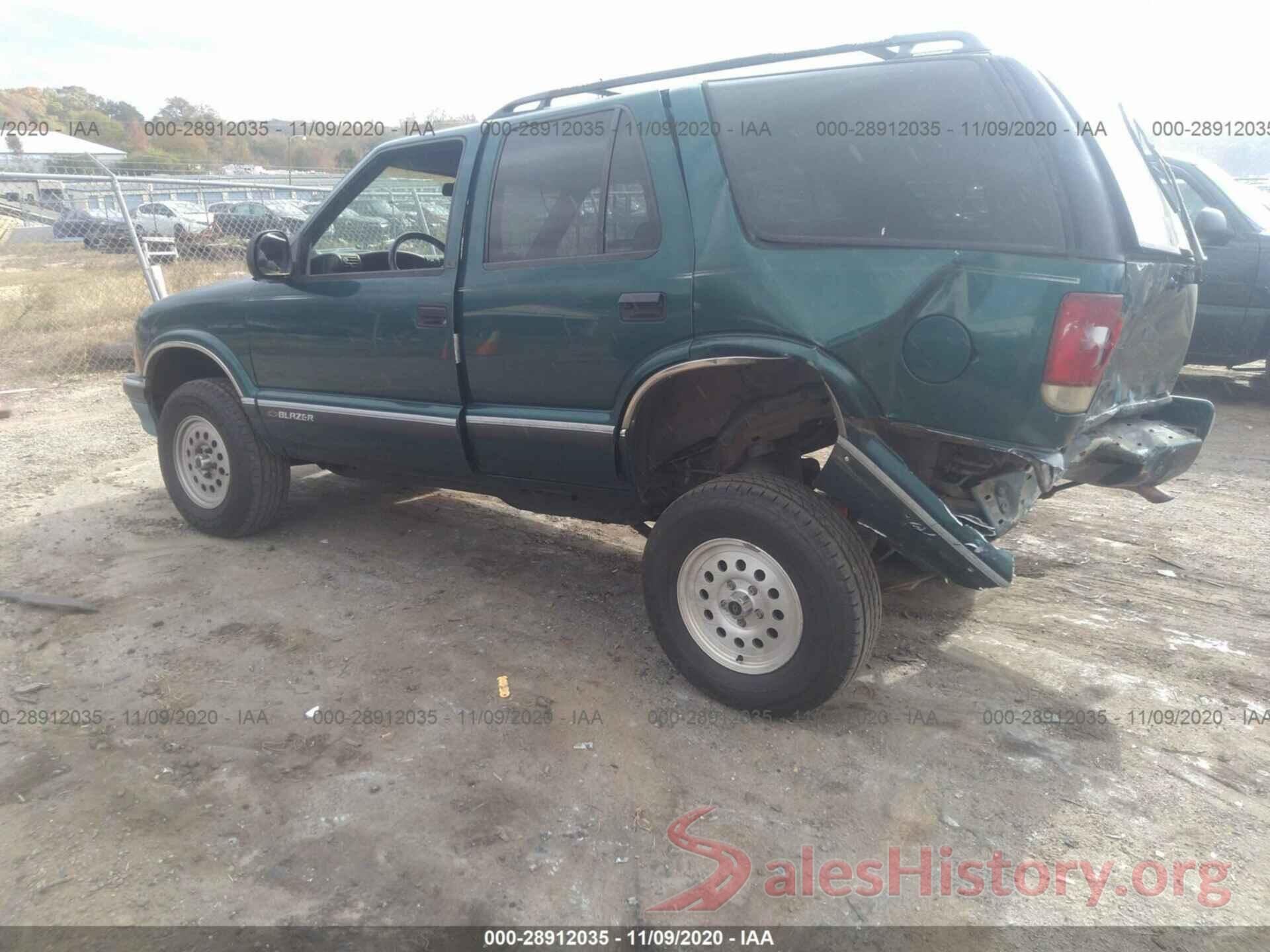 1GNDT13W6V2147943 1997 CHEVROLET BLAZER