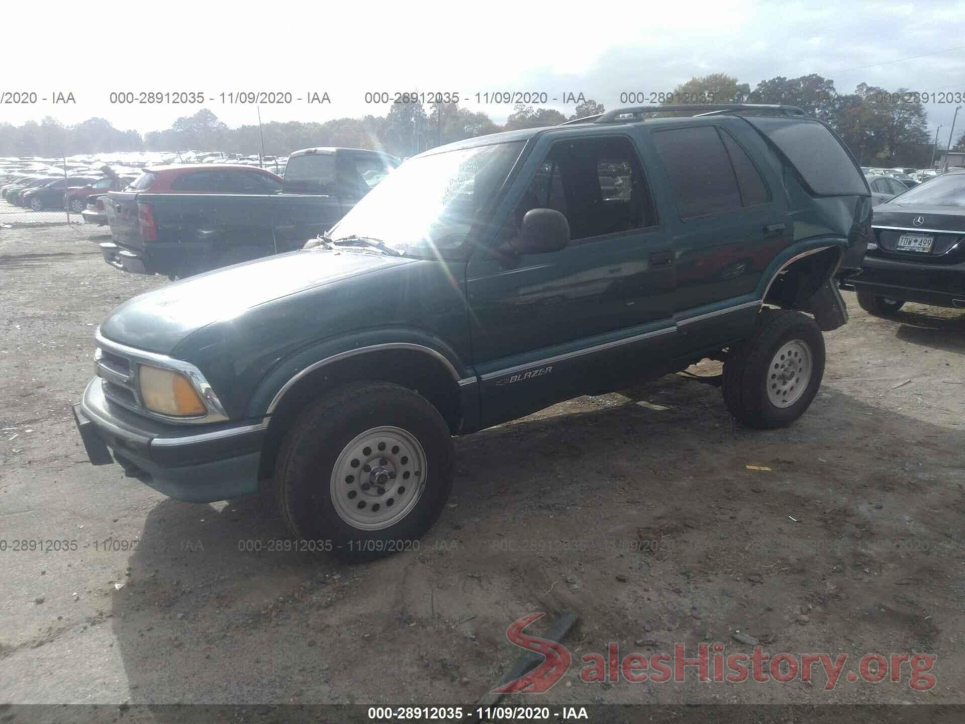 1GNDT13W6V2147943 1997 CHEVROLET BLAZER