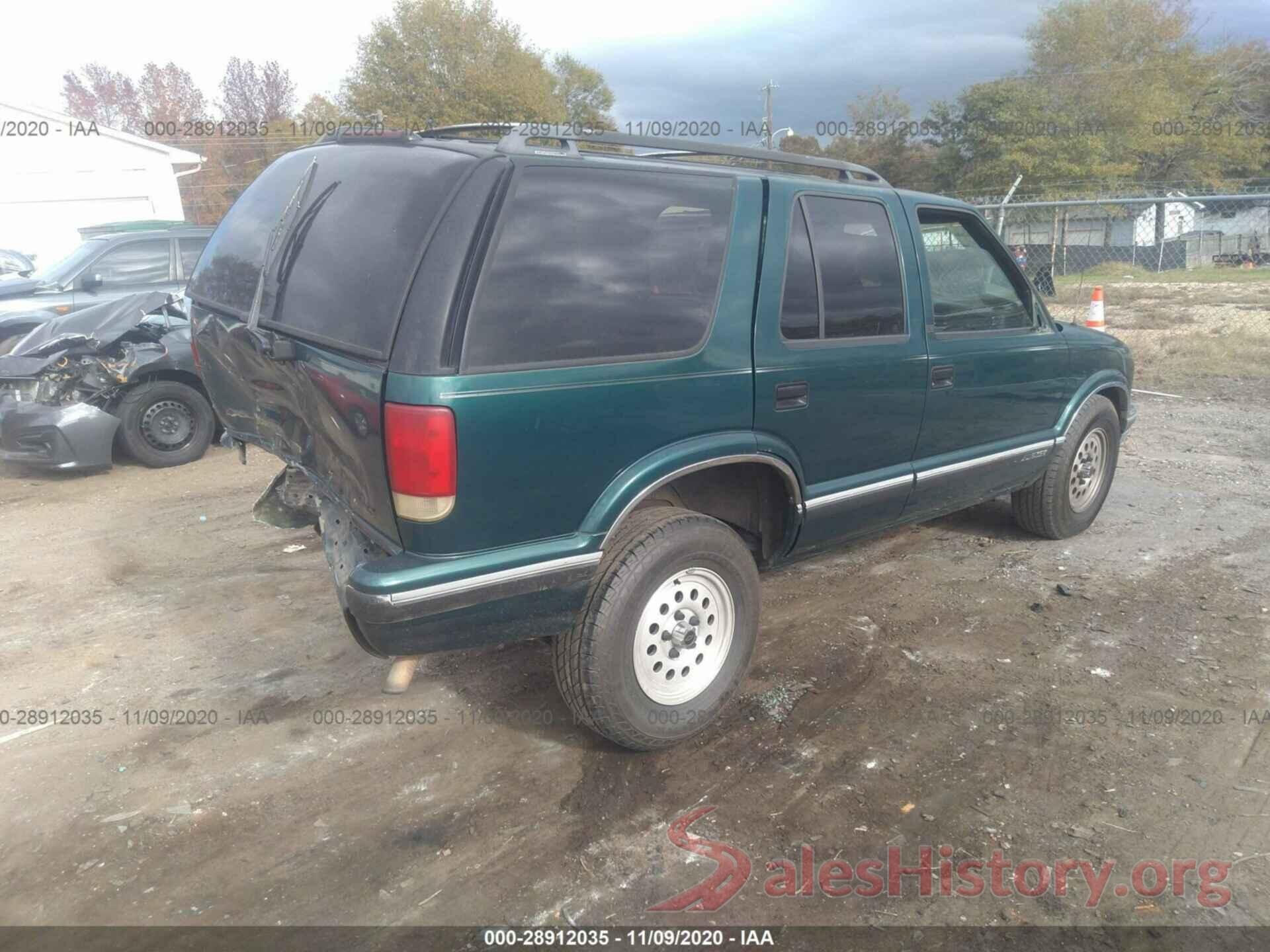 1GNDT13W6V2147943 1997 CHEVROLET BLAZER