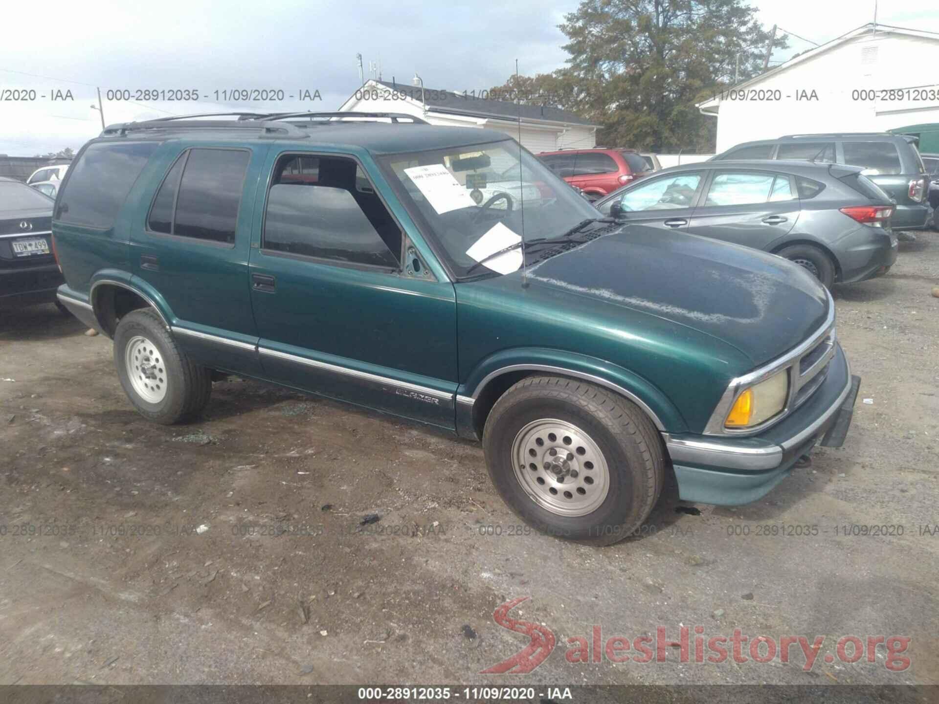 1GNDT13W6V2147943 1997 CHEVROLET BLAZER