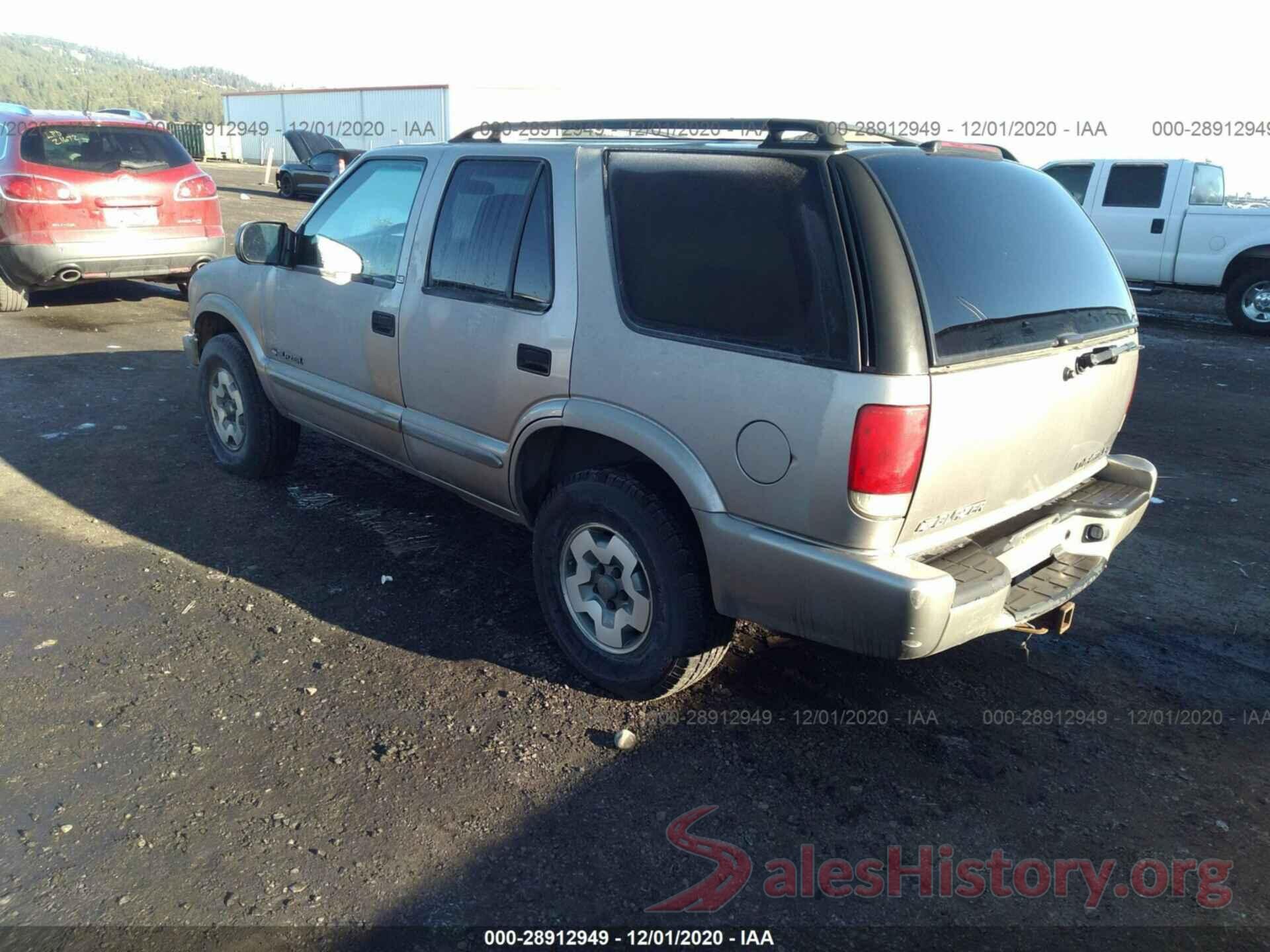 1GNDT13W82K160415 2002 CHEVROLET BLAZER