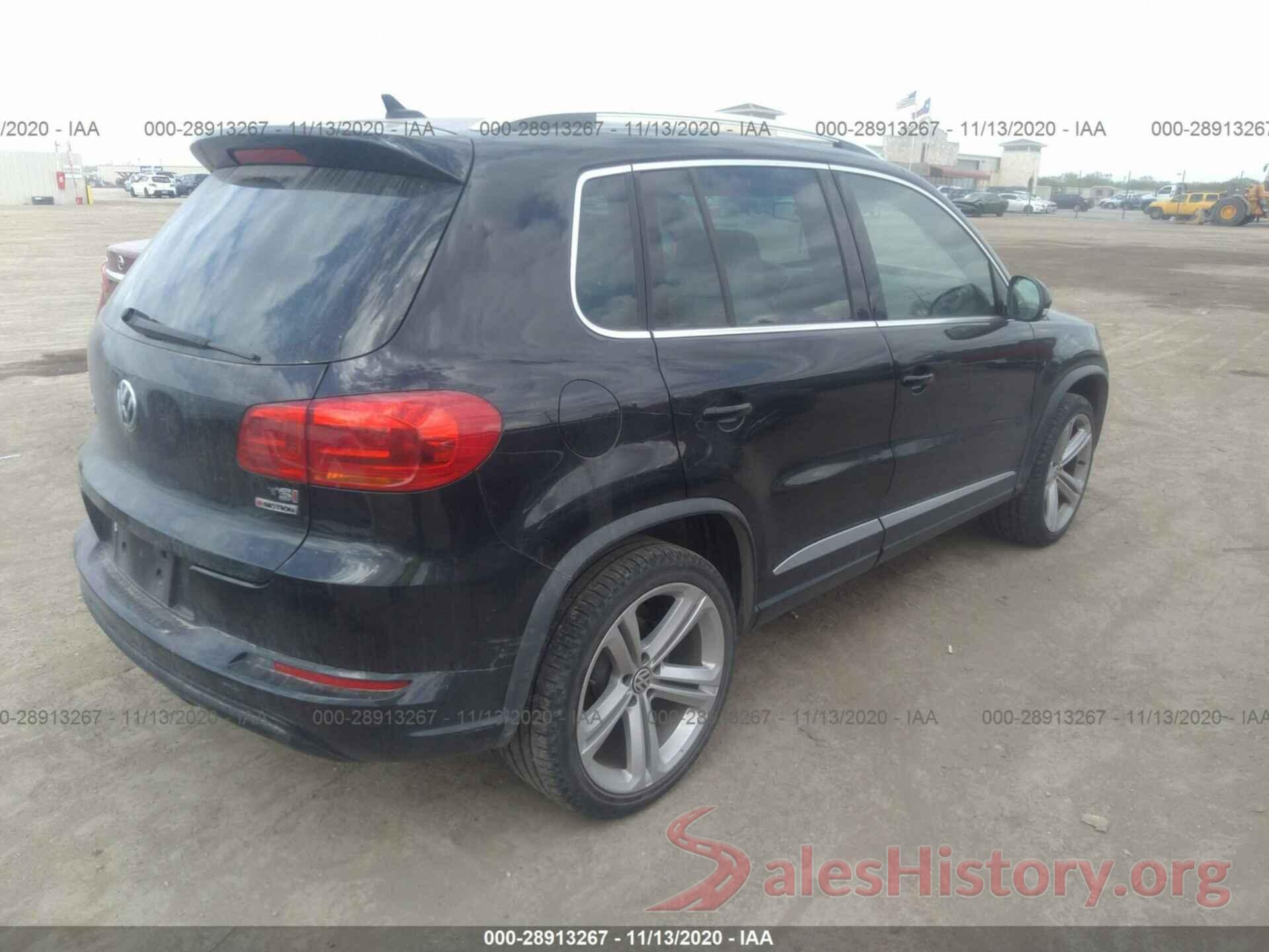 WVGBV7AX4GW016395 2016 VOLKSWAGEN TIGUAN