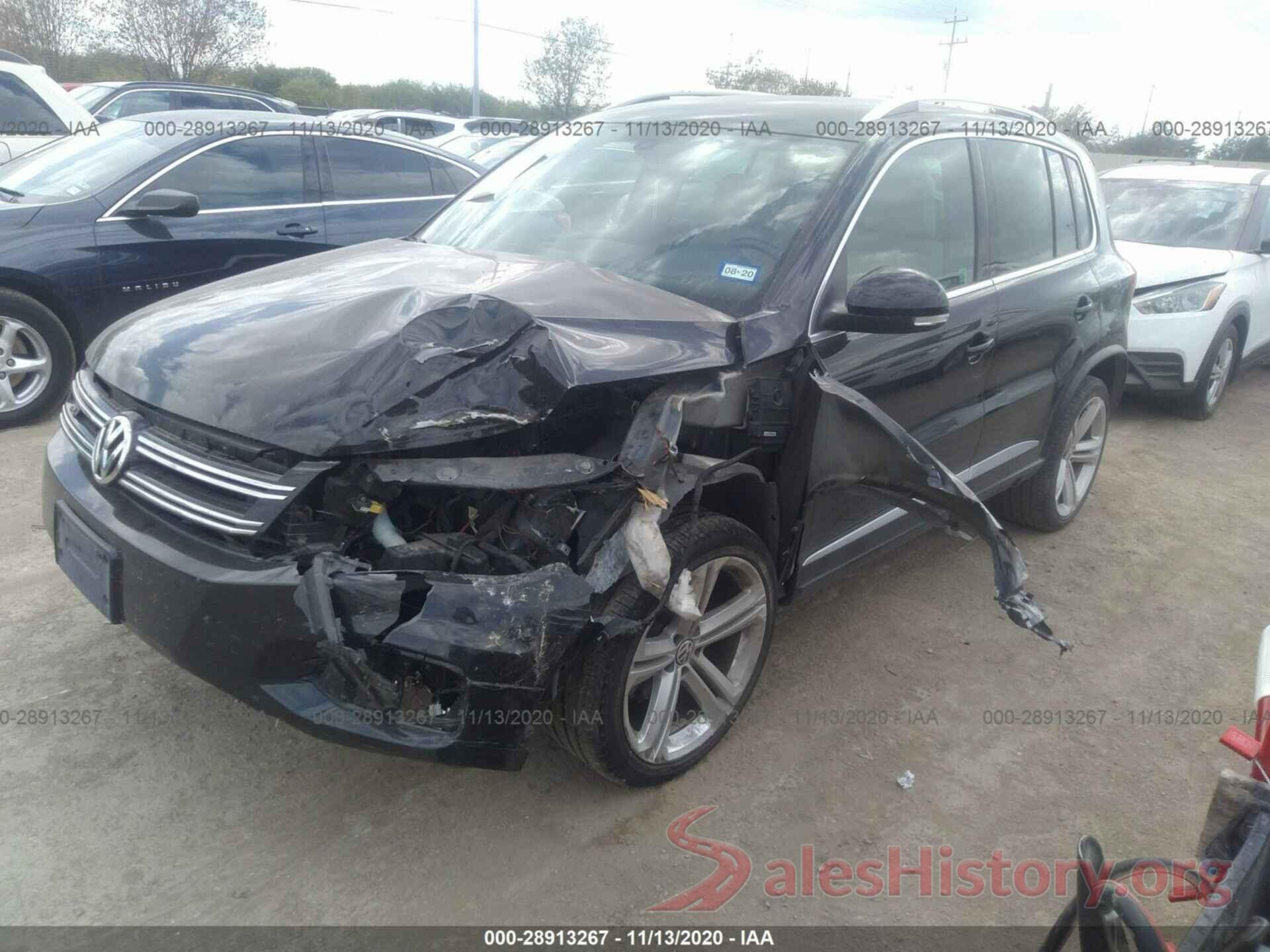 WVGBV7AX4GW016395 2016 VOLKSWAGEN TIGUAN