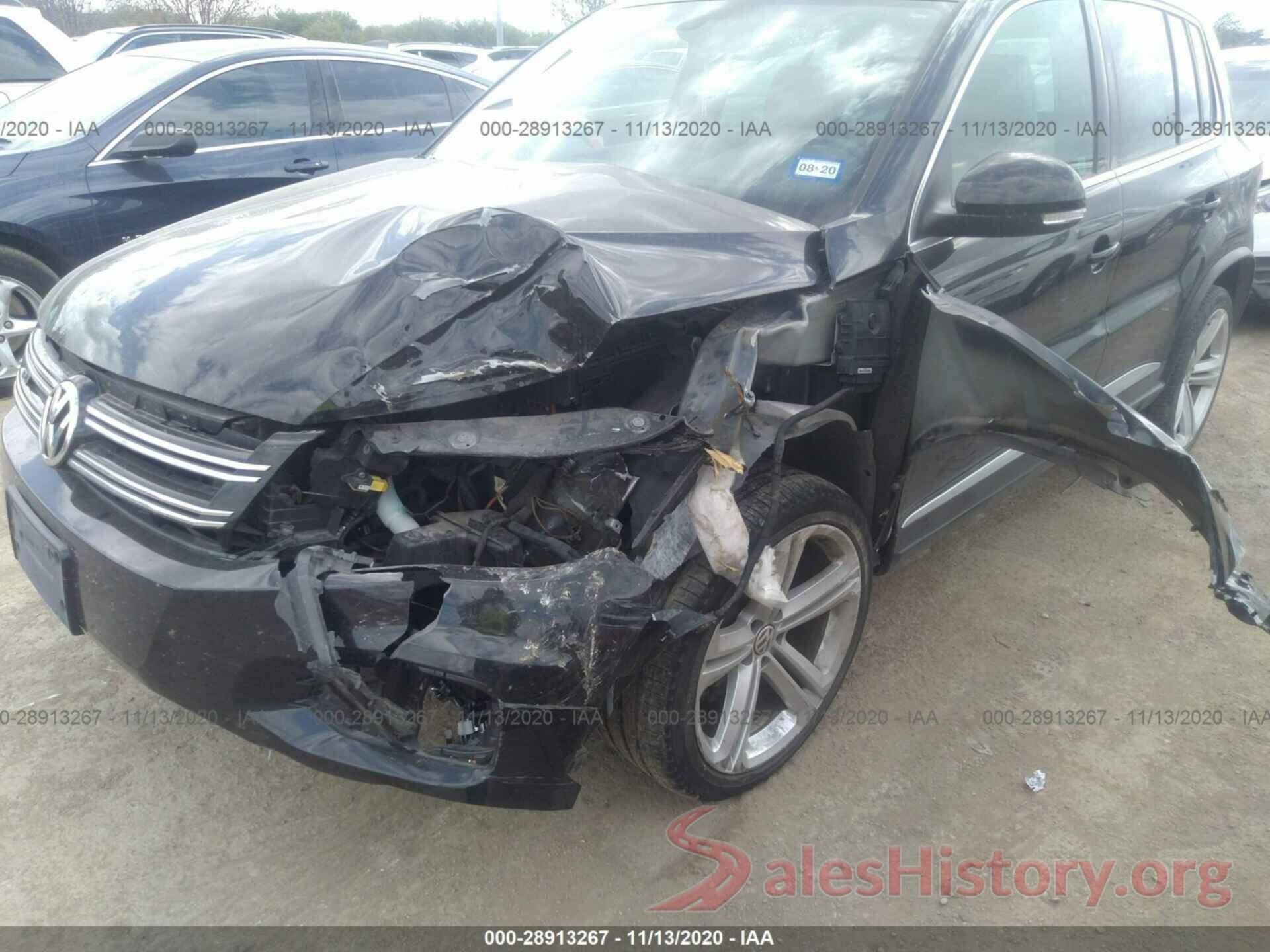 WVGBV7AX4GW016395 2016 VOLKSWAGEN TIGUAN