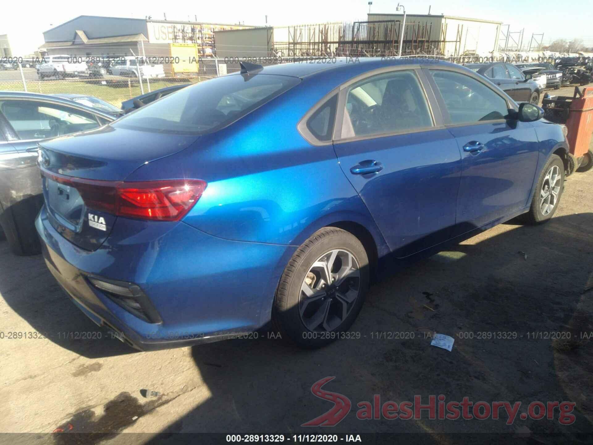 3KPF24AD0LE158704 2020 KIA FORTE