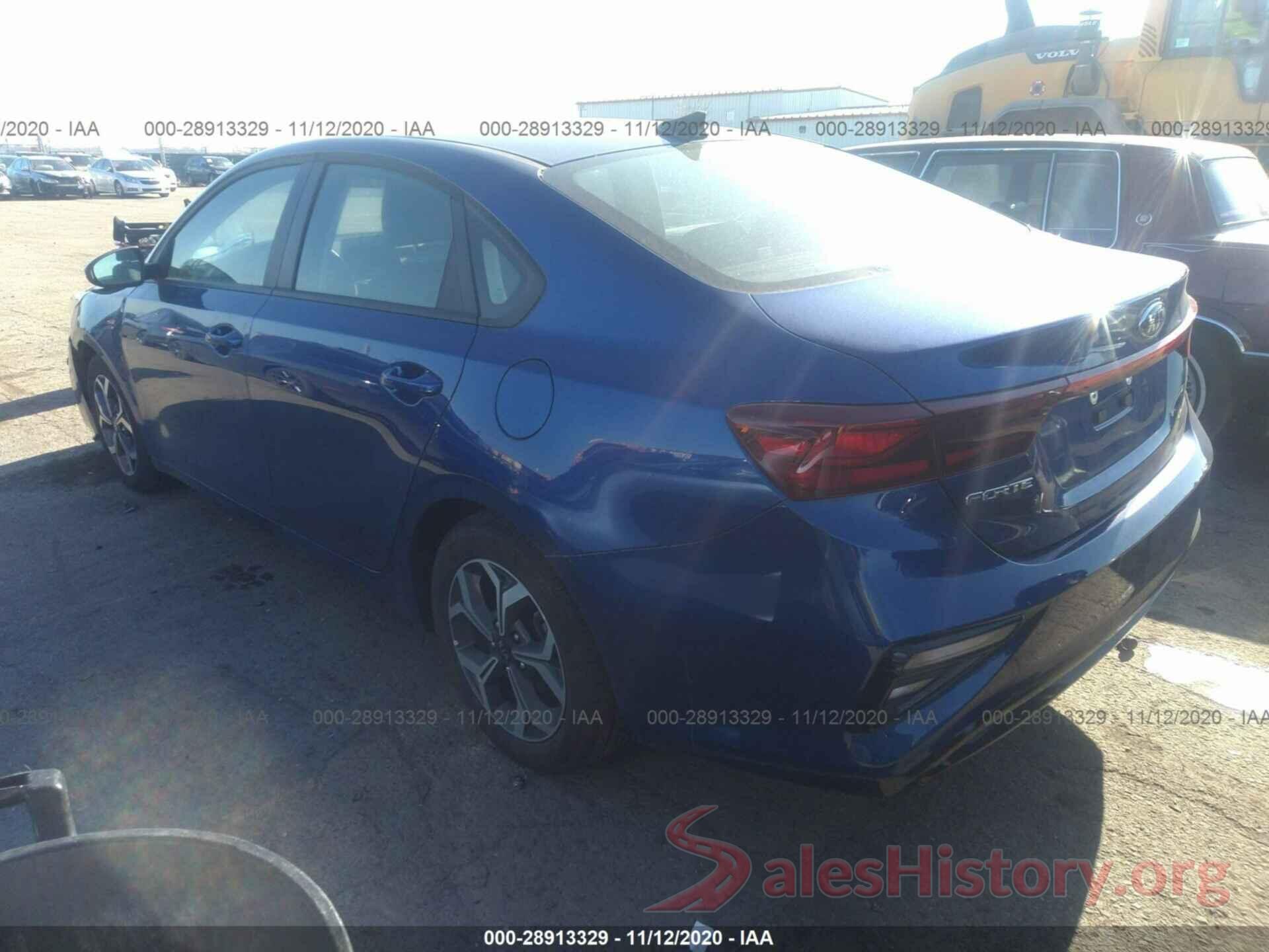 3KPF24AD0LE158704 2020 KIA FORTE