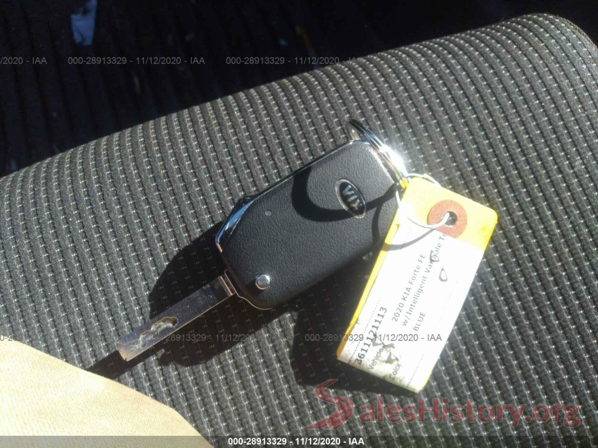 3KPF24AD0LE158704 2020 KIA FORTE