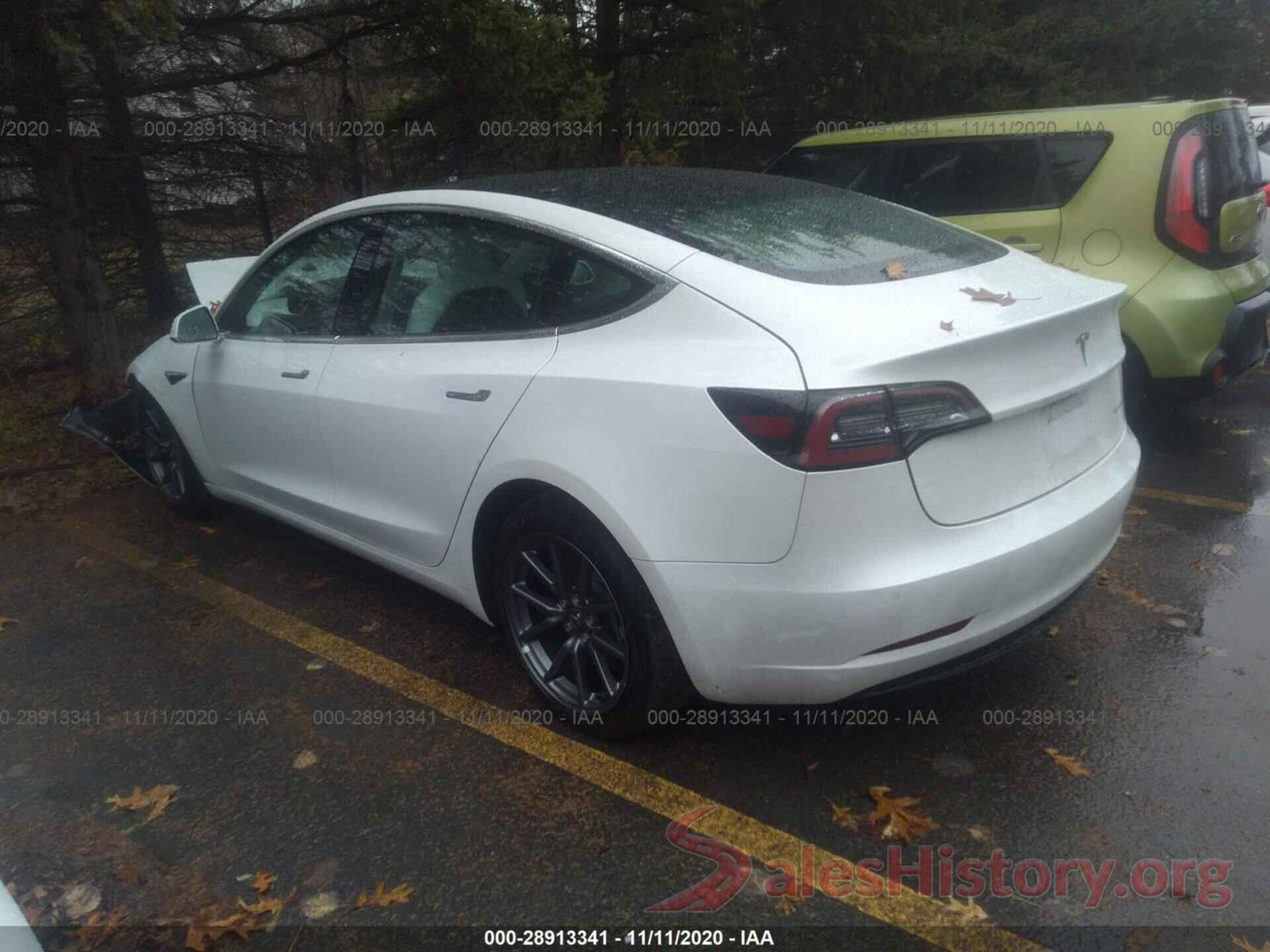 5YJ3E1EB8LF606912 2020 TESLA MODEL 3