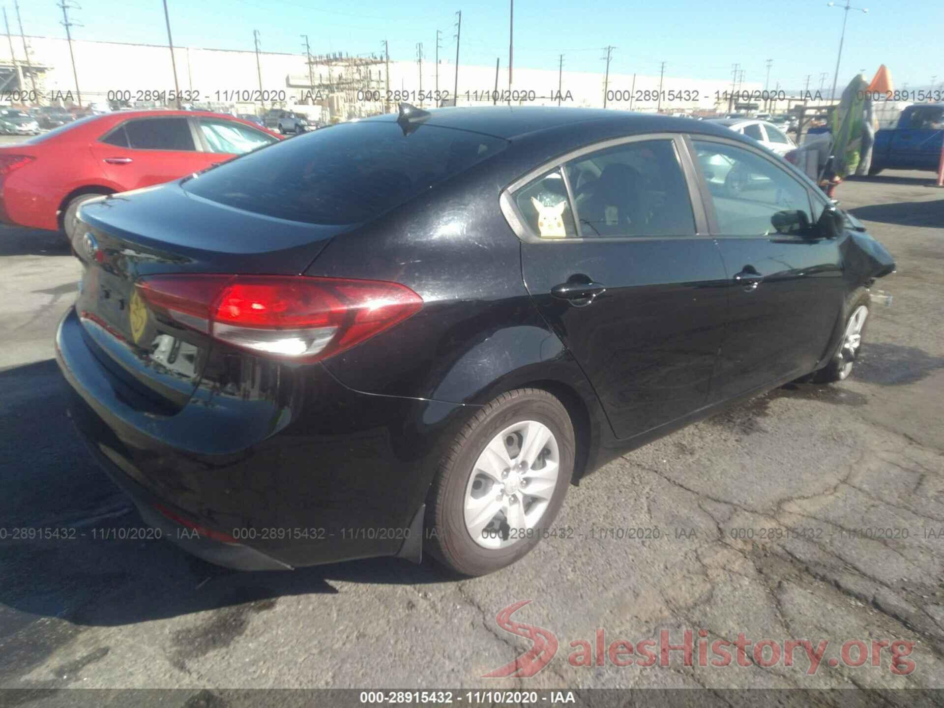 3KPFK4A74HE104663 2017 KIA FORTE