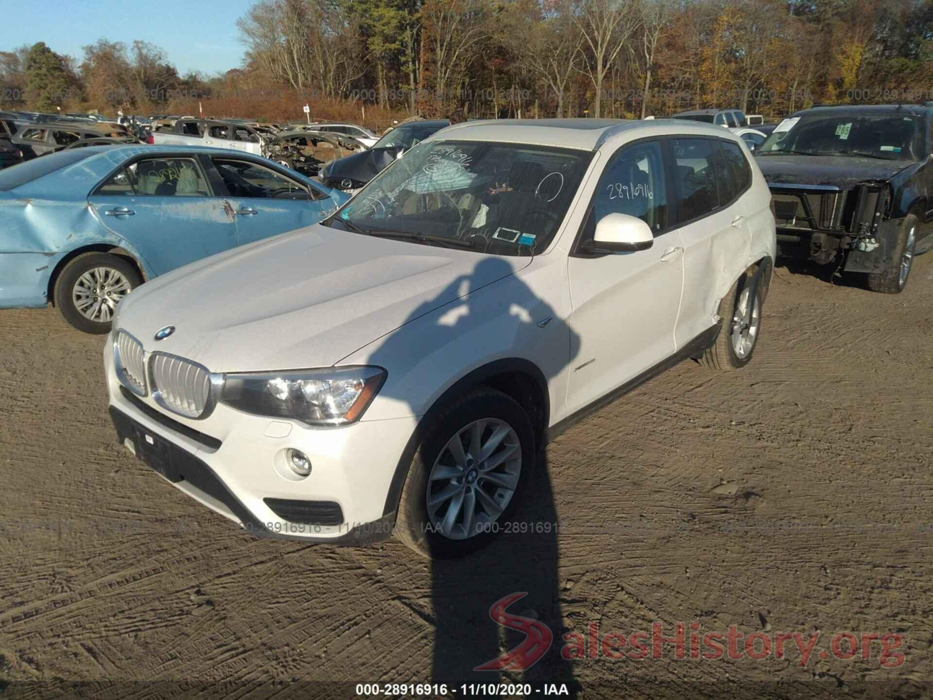 5UXWX9C56H0T09516 2017 BMW X3