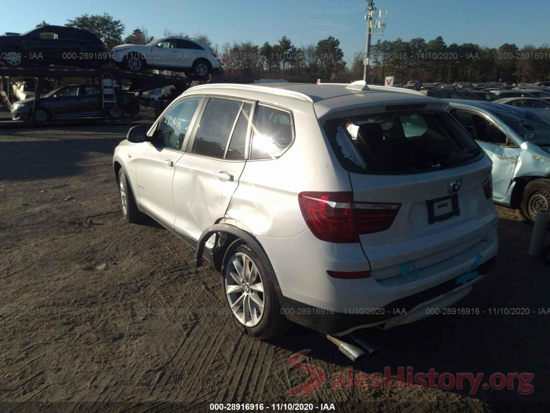 5UXWX9C56H0T09516 2017 BMW X3