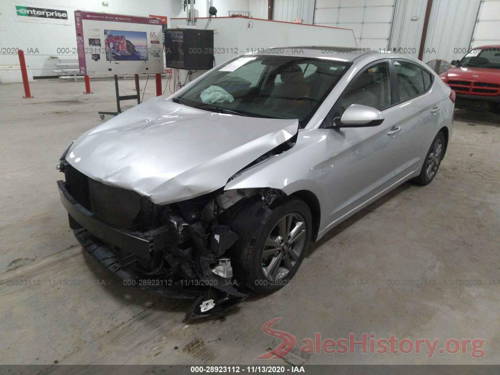 5NPD84LF5JH288846 2018 HYUNDAI ELANTRA