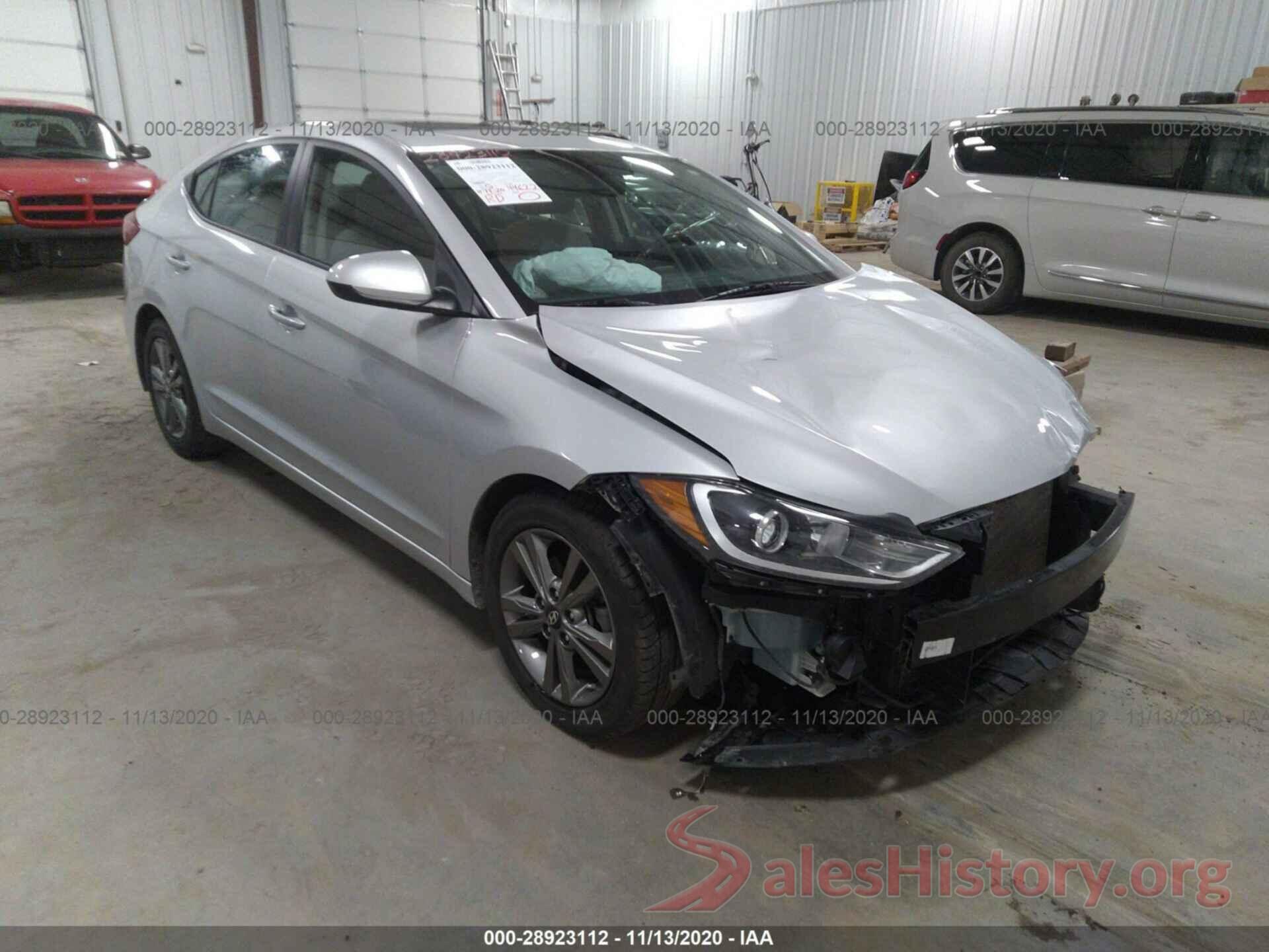 5NPD84LF5JH288846 2018 HYUNDAI ELANTRA