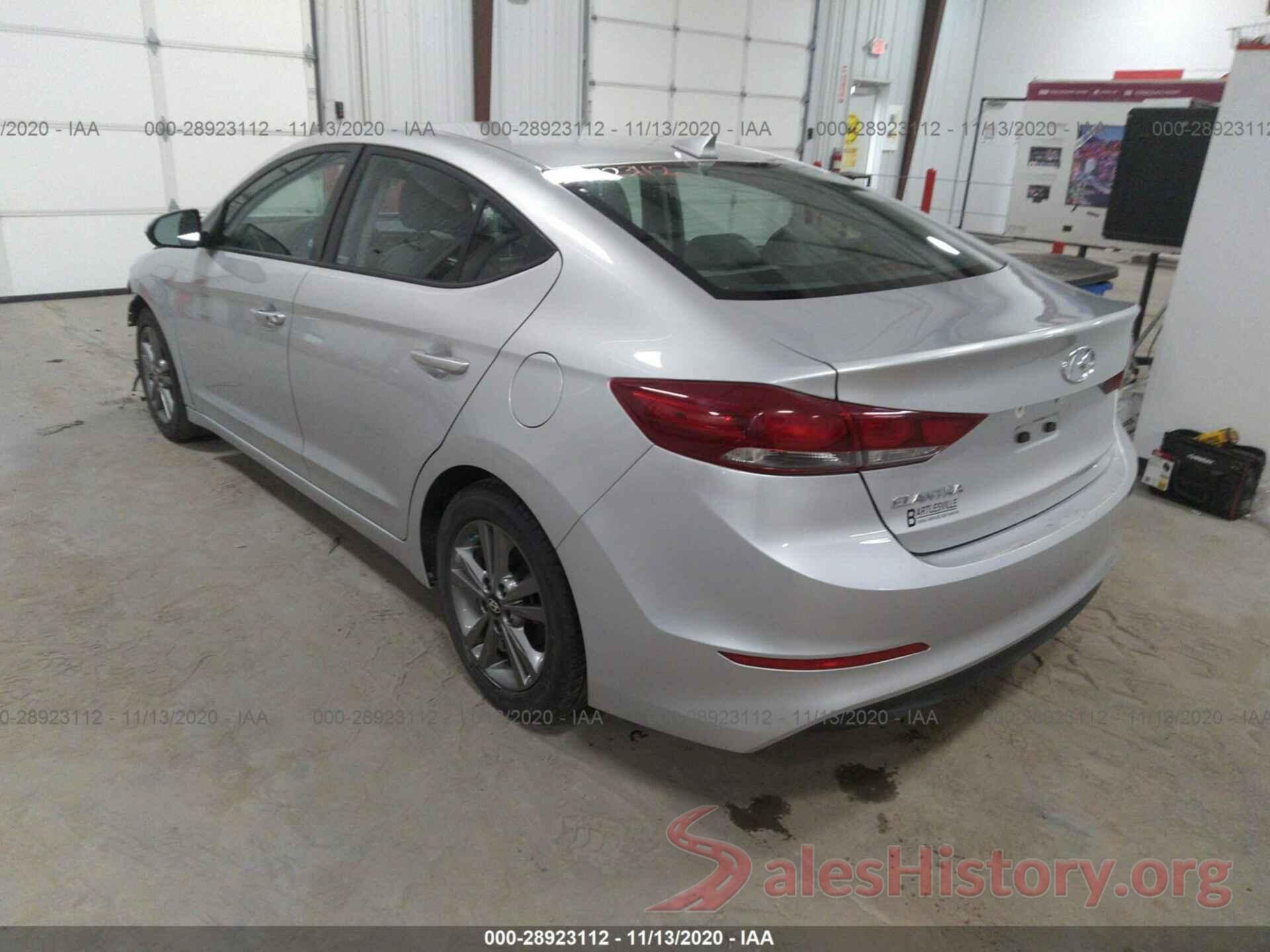 5NPD84LF5JH288846 2018 HYUNDAI ELANTRA