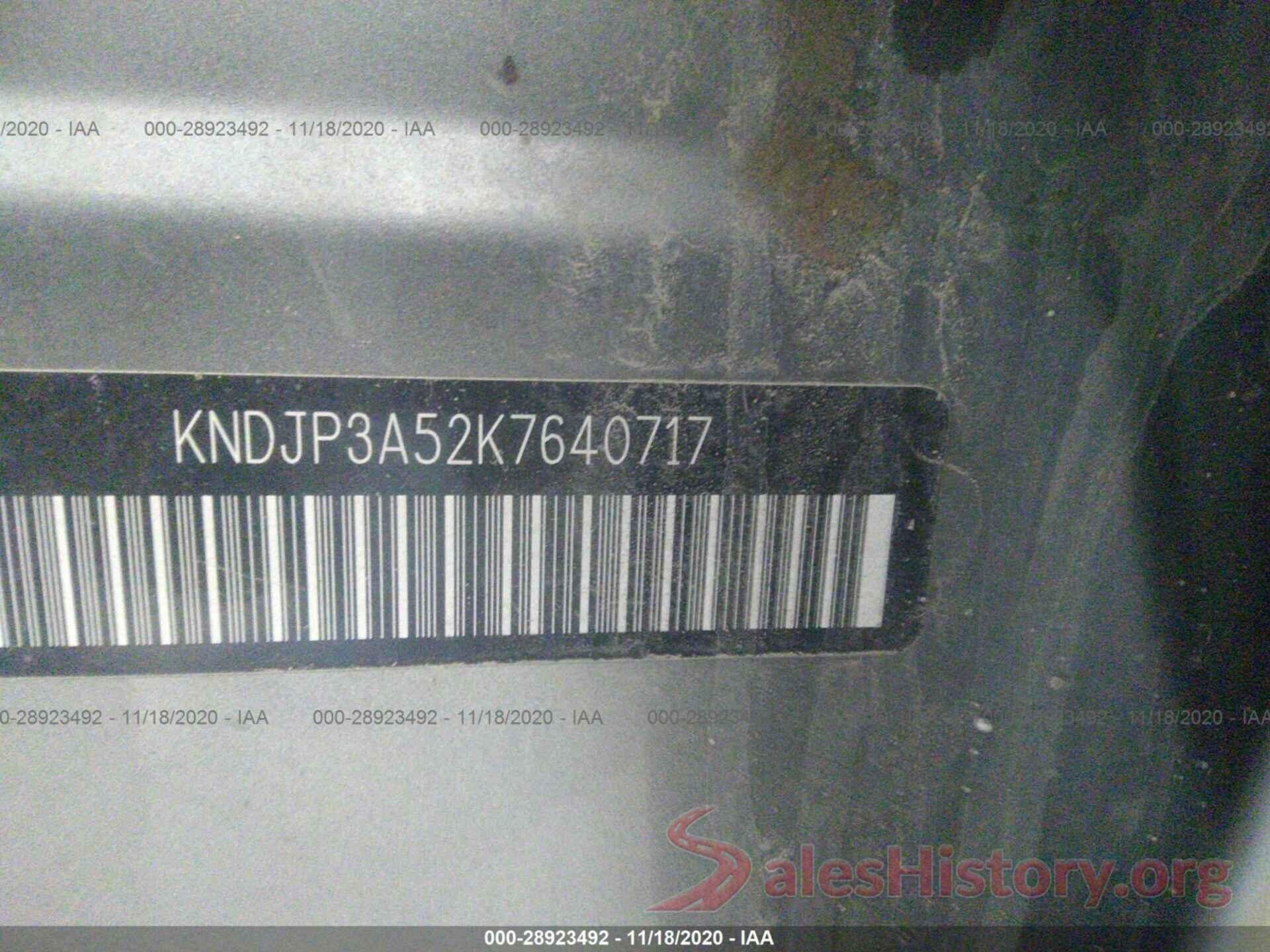 KNDJP3A52K7640717 2019 KIA SOUL