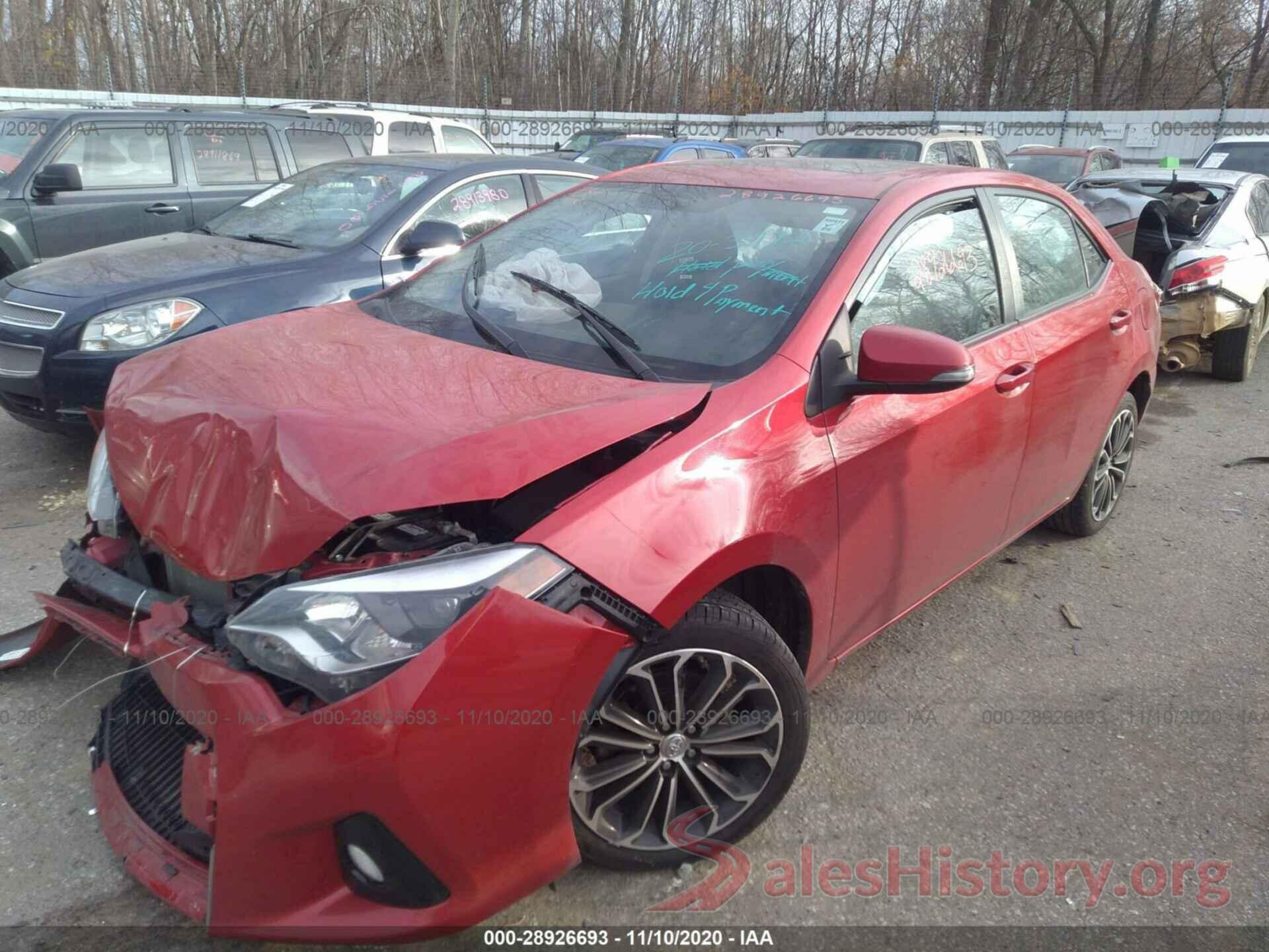 2T1BURHE4GC590141 2016 TOYOTA COROLLA