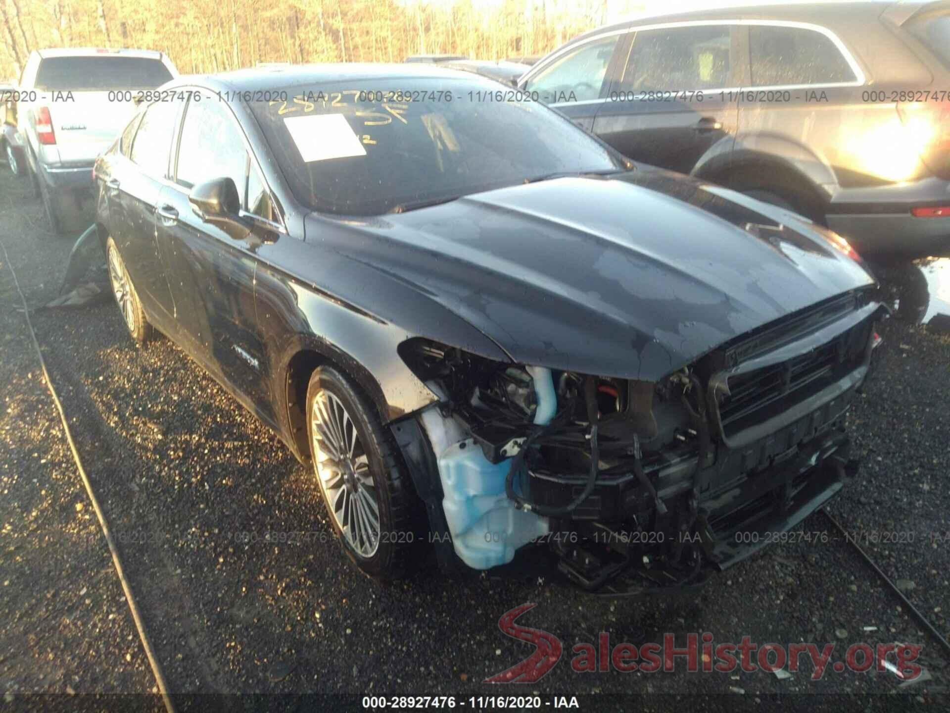 3FA6P0RU8JR123841 2018 FORD FUSION HYBRID