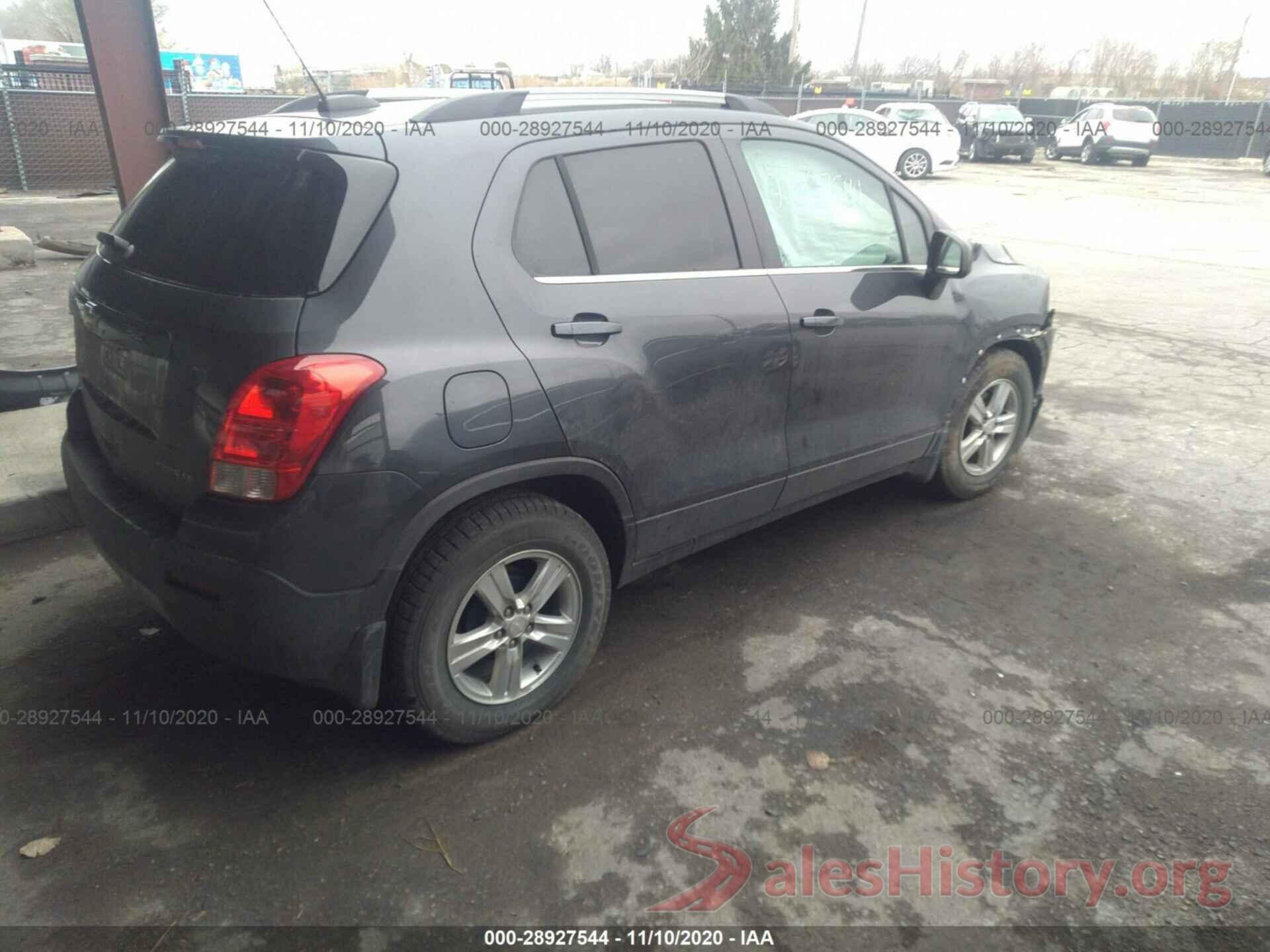 3GNCJLSBXGL185088 2016 CHEVROLET TRAX