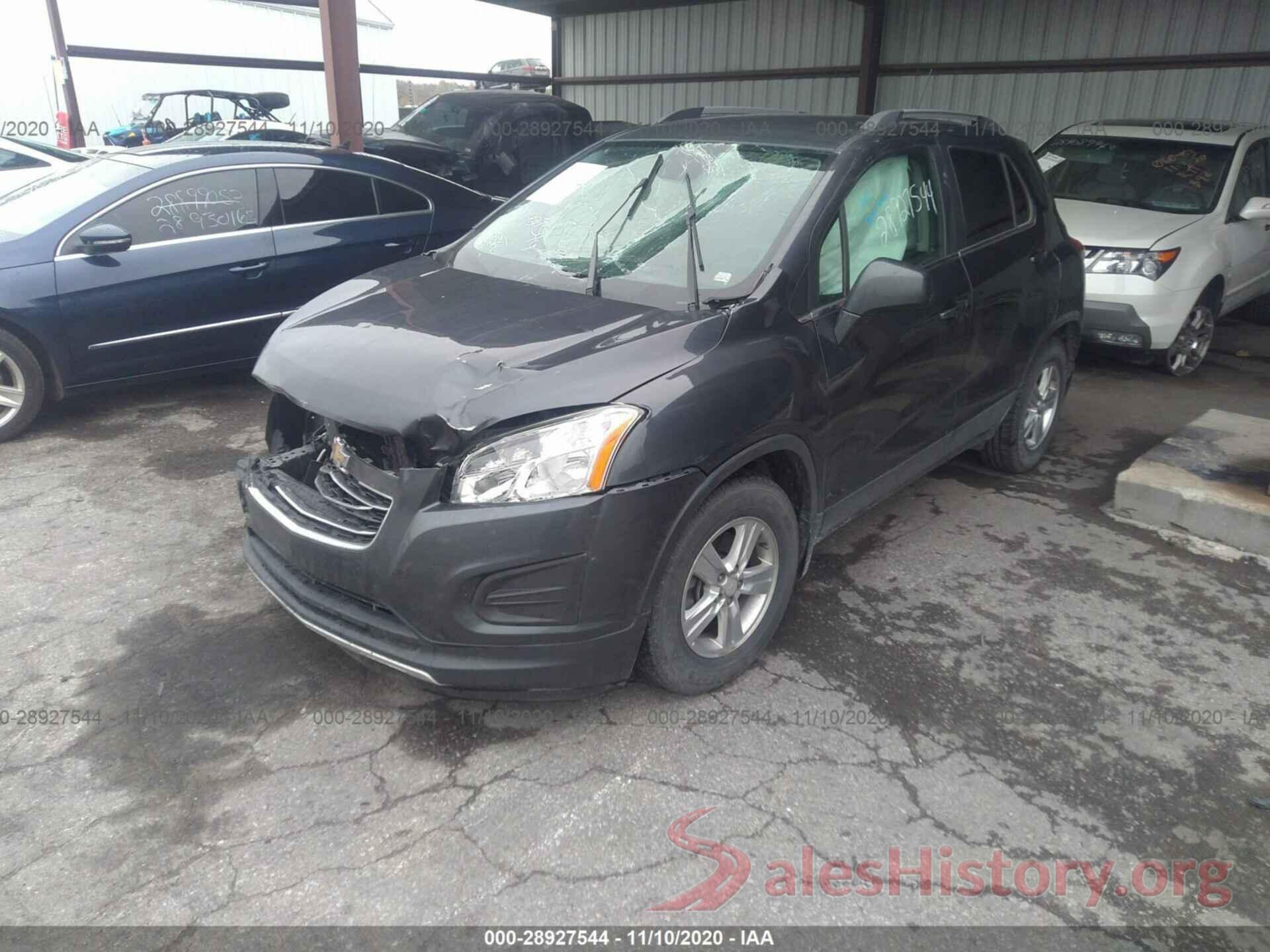 3GNCJLSBXGL185088 2016 CHEVROLET TRAX