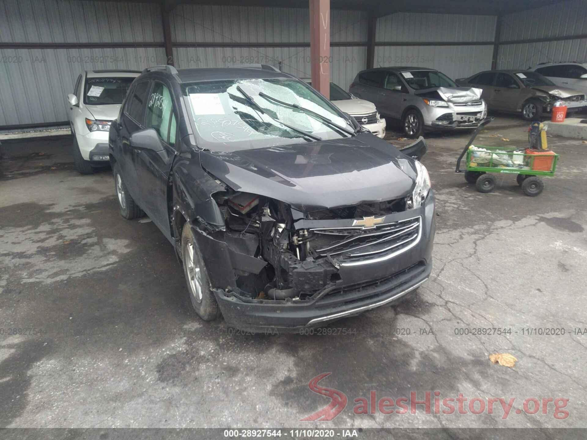 3GNCJLSBXGL185088 2016 CHEVROLET TRAX