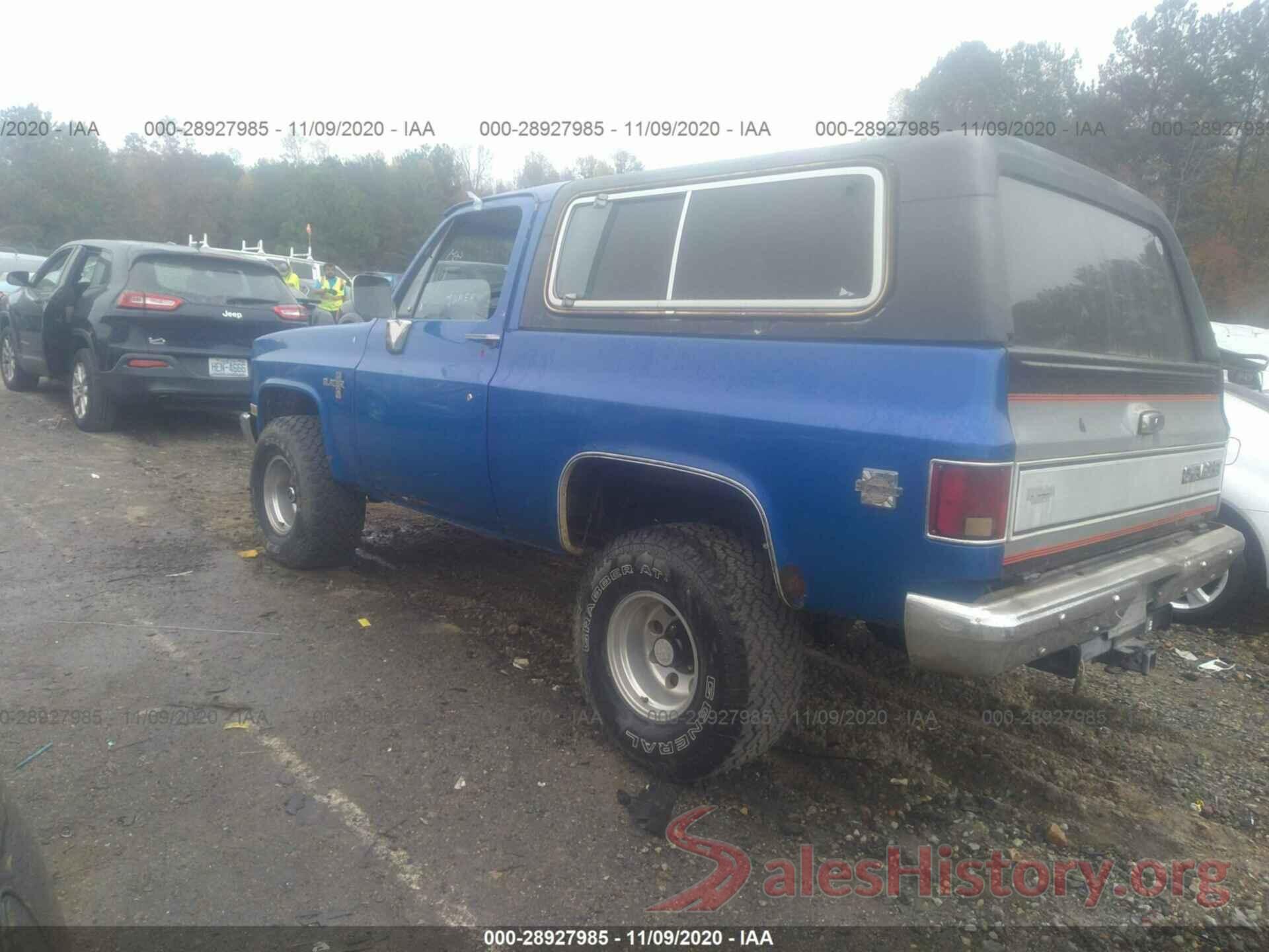 1G8EK18C9EF129258 1984 CHEVROLET BLAZER