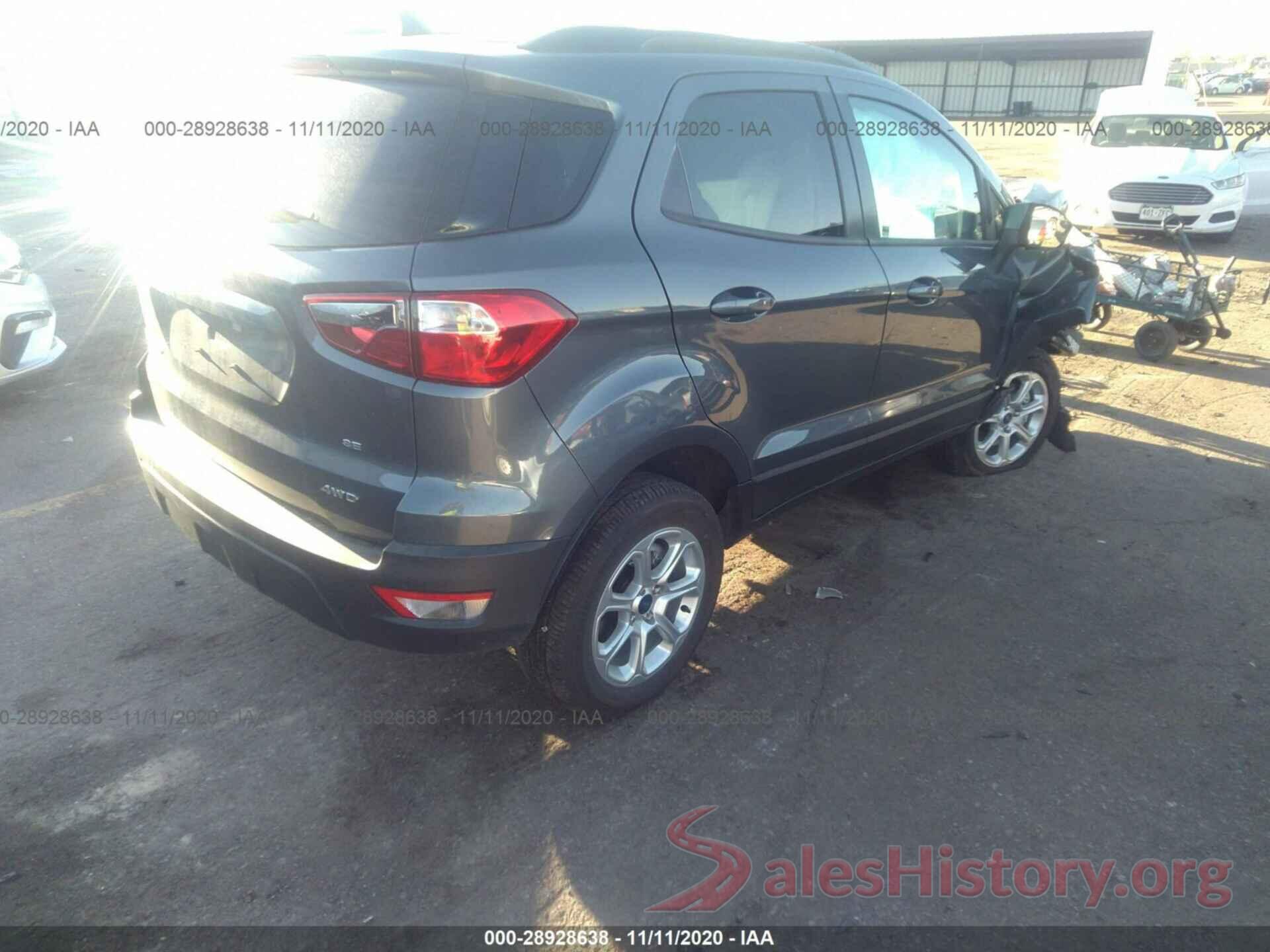 MAJ6S3GL1LC338683 2020 FORD ECOSPORT