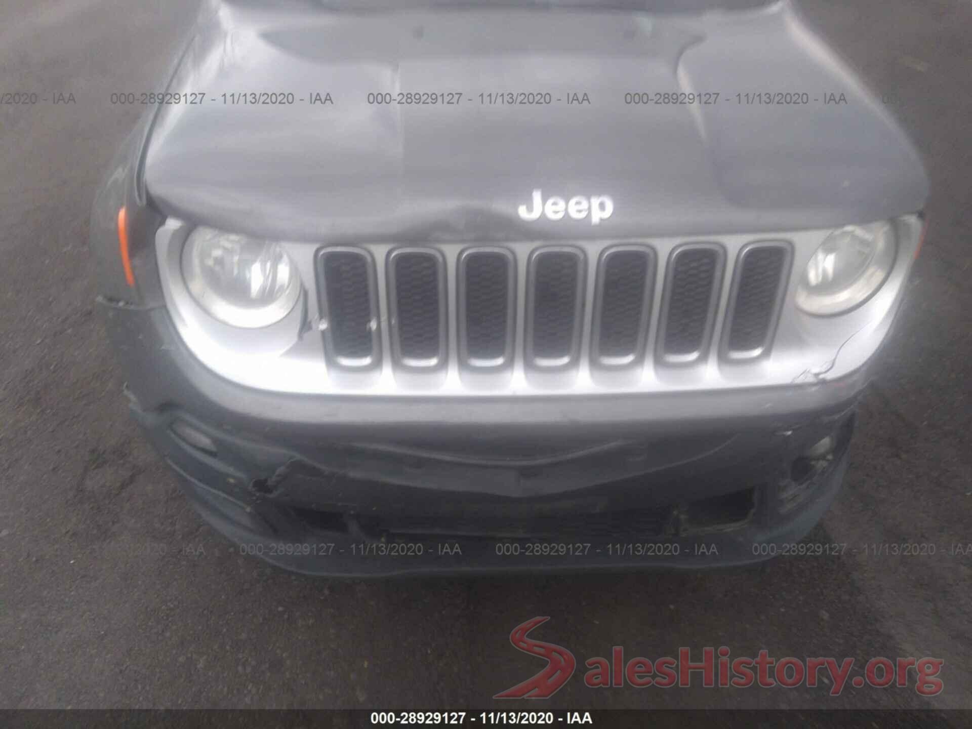 ZACCJADT1GPC84098 2016 JEEP RENEGADE