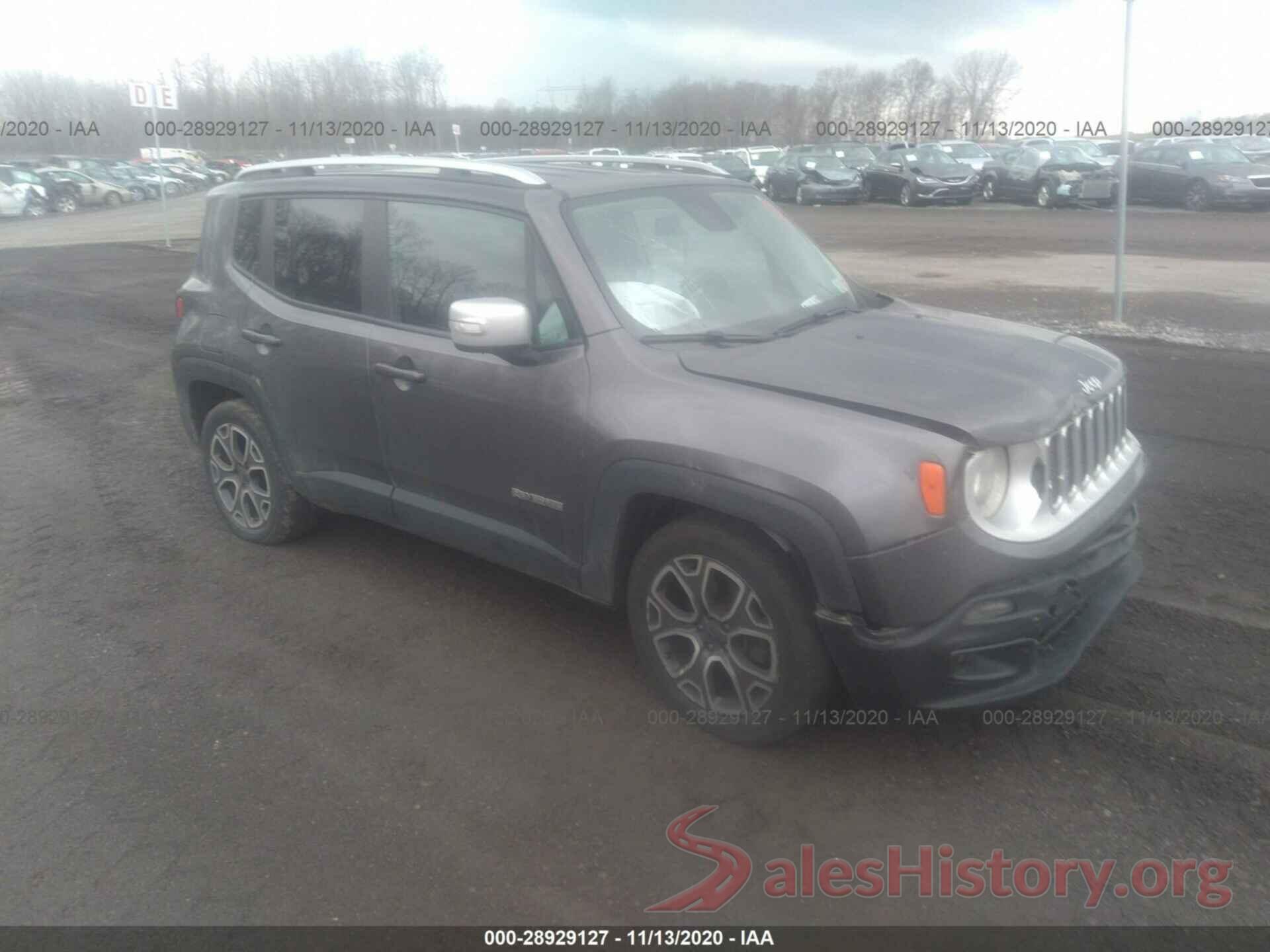 ZACCJADT1GPC84098 2016 JEEP RENEGADE