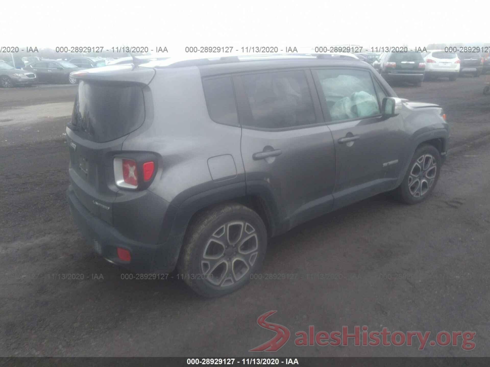 ZACCJADT1GPC84098 2016 JEEP RENEGADE