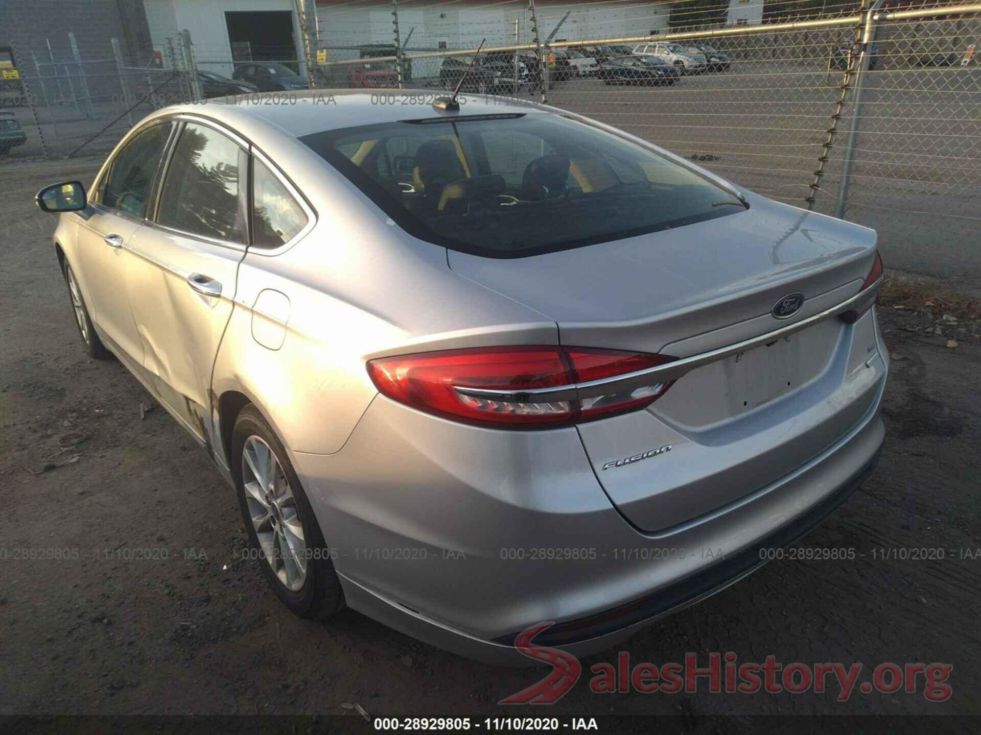 3FA6P0HD0HR114367 2017 FORD FUSION