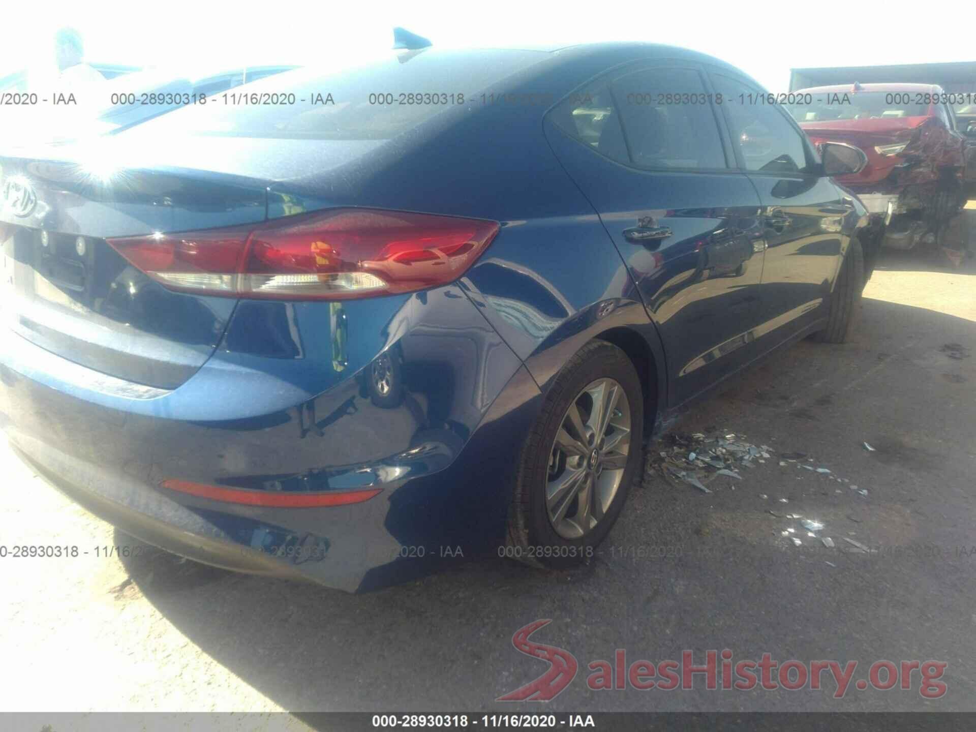 5NPD84LF1JH393464 2018 HYUNDAI ELANTRA