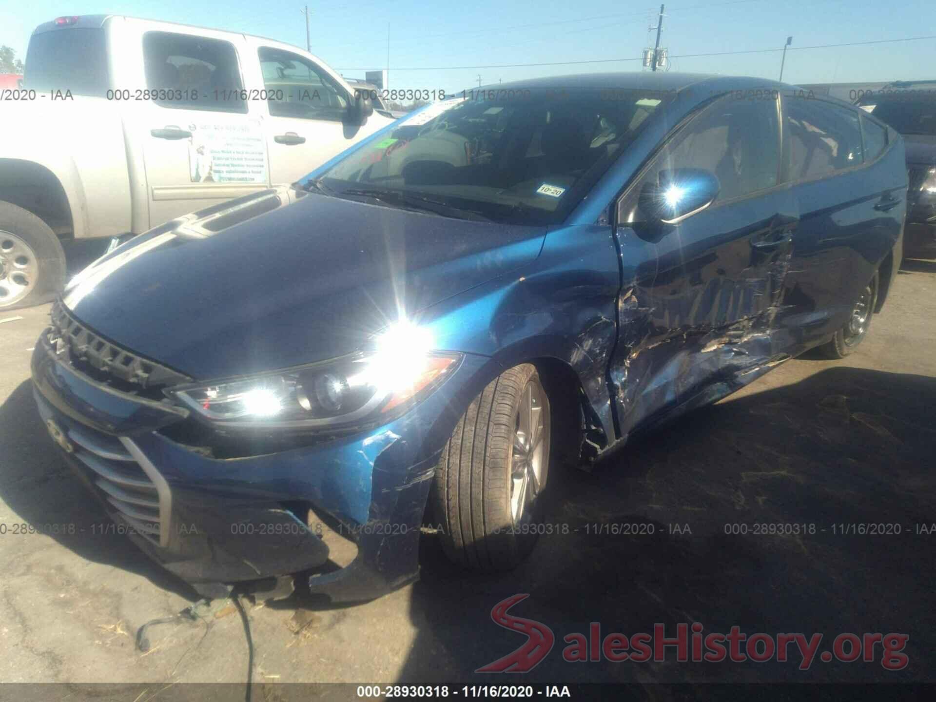 5NPD84LF1JH393464 2018 HYUNDAI ELANTRA