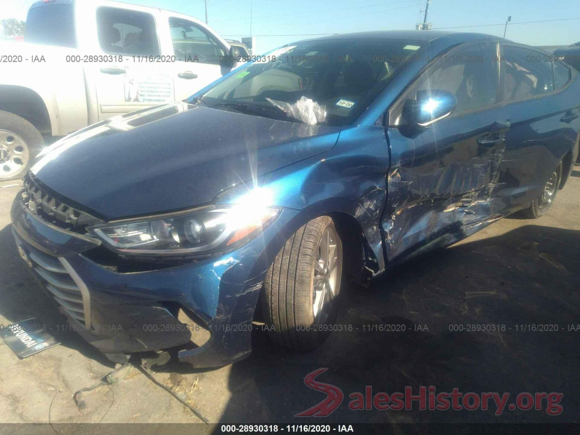 5NPD84LF1JH393464 2018 HYUNDAI ELANTRA