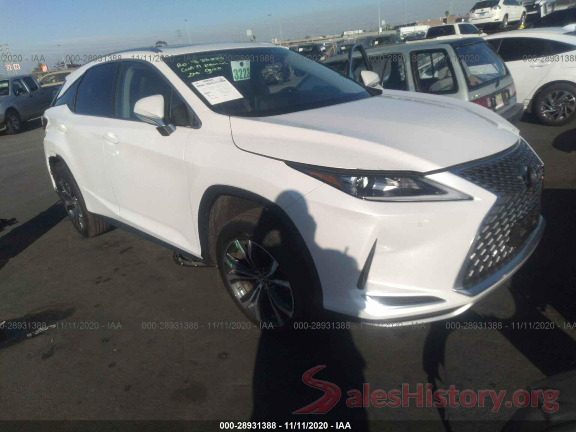 2T2HZMAA2LC157171 2020 LEXUS RX