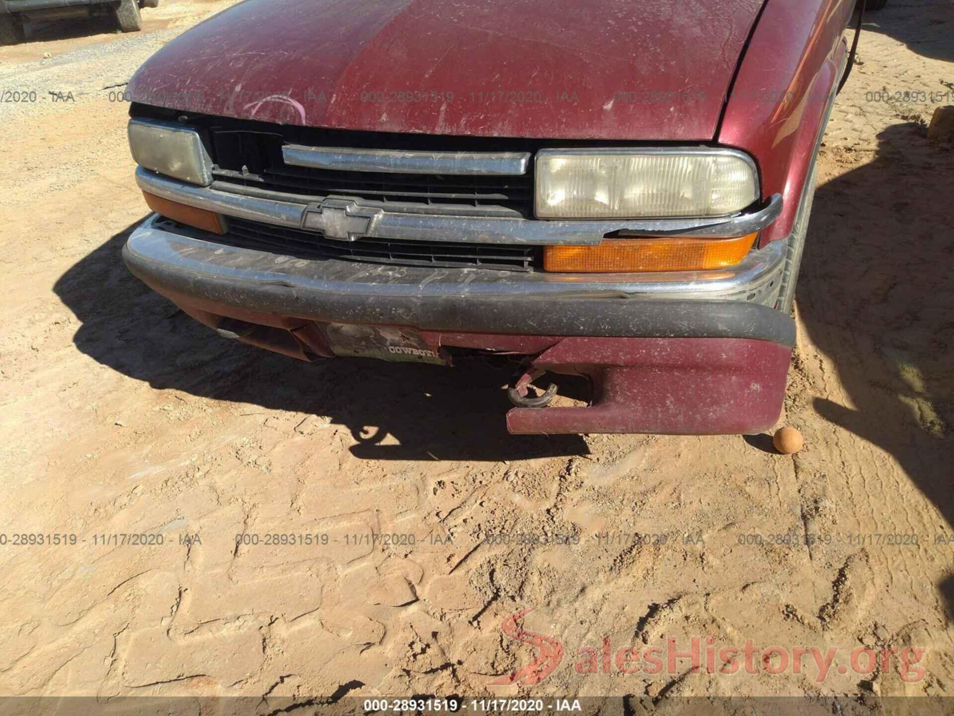 1GNDT13W7W2101023 1998 CHEVROLET BLAZER