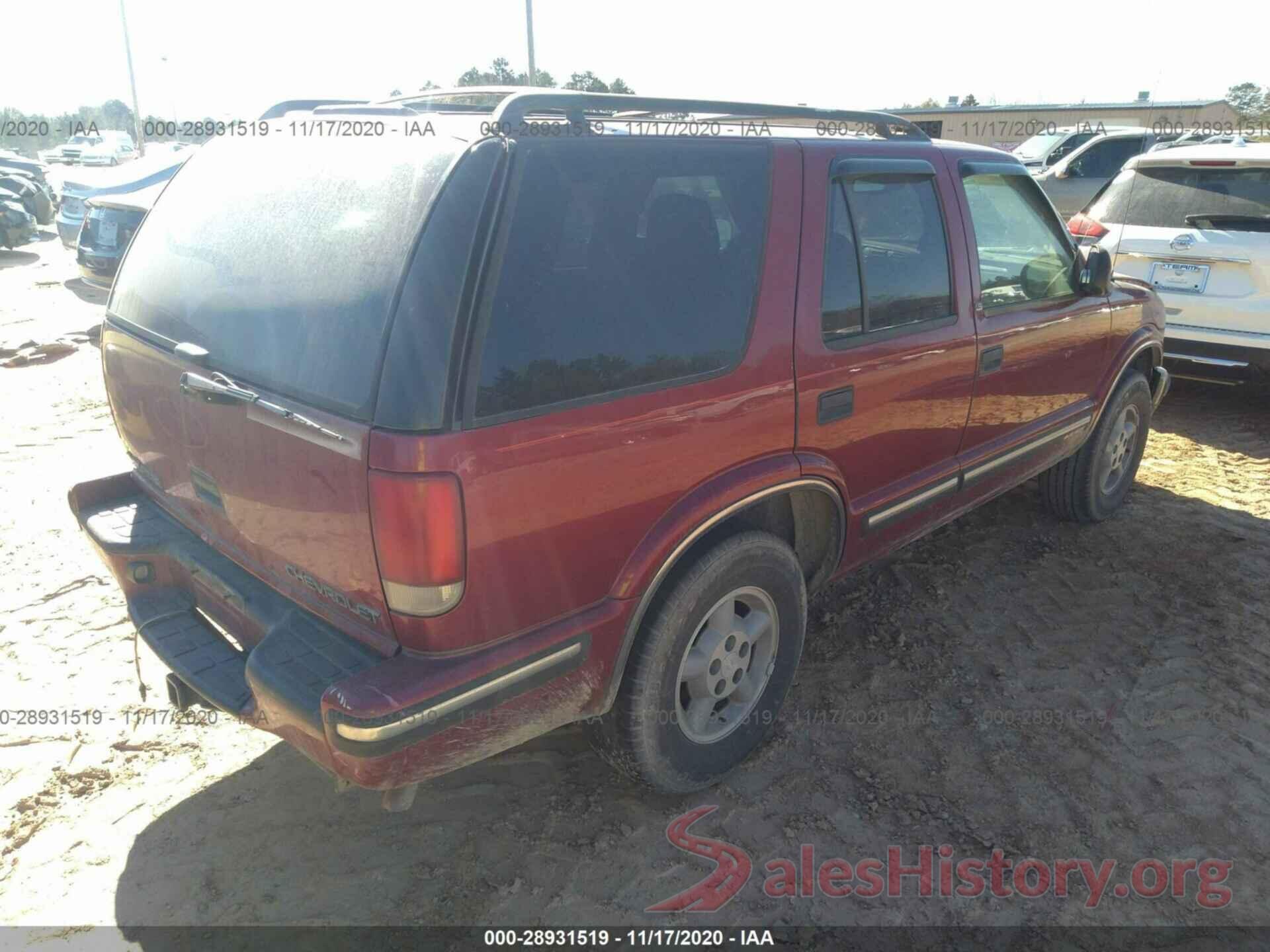 1GNDT13W7W2101023 1998 CHEVROLET BLAZER