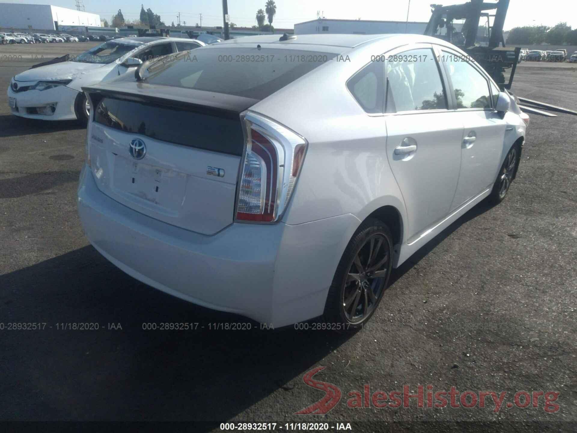 JTDKN3DU4F0448257 2015 TOYOTA PRIUS