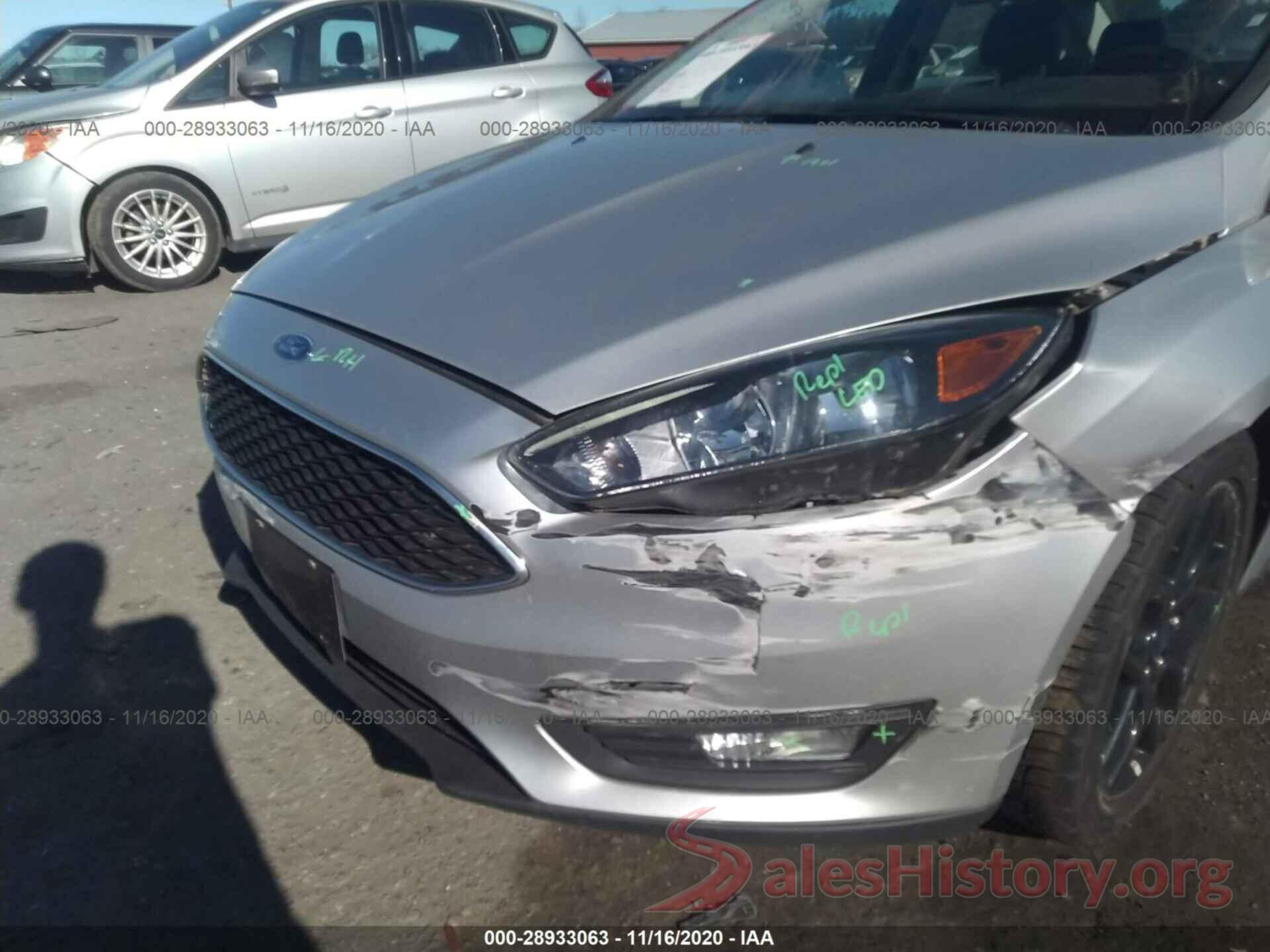 1FADP3F2XGL332291 2016 FORD FOCUS