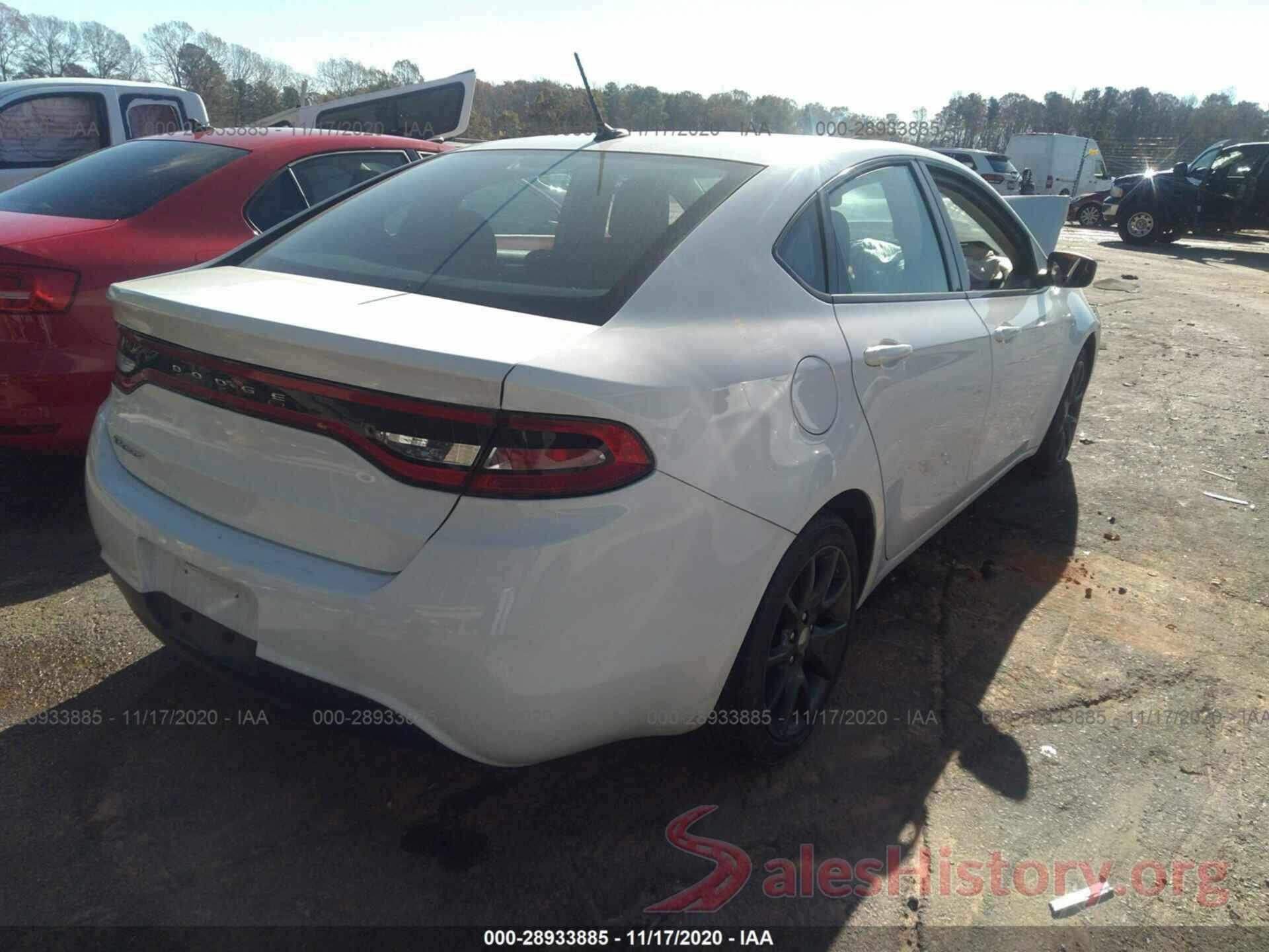 1C3CDFAA9GD624348 2016 DODGE DART