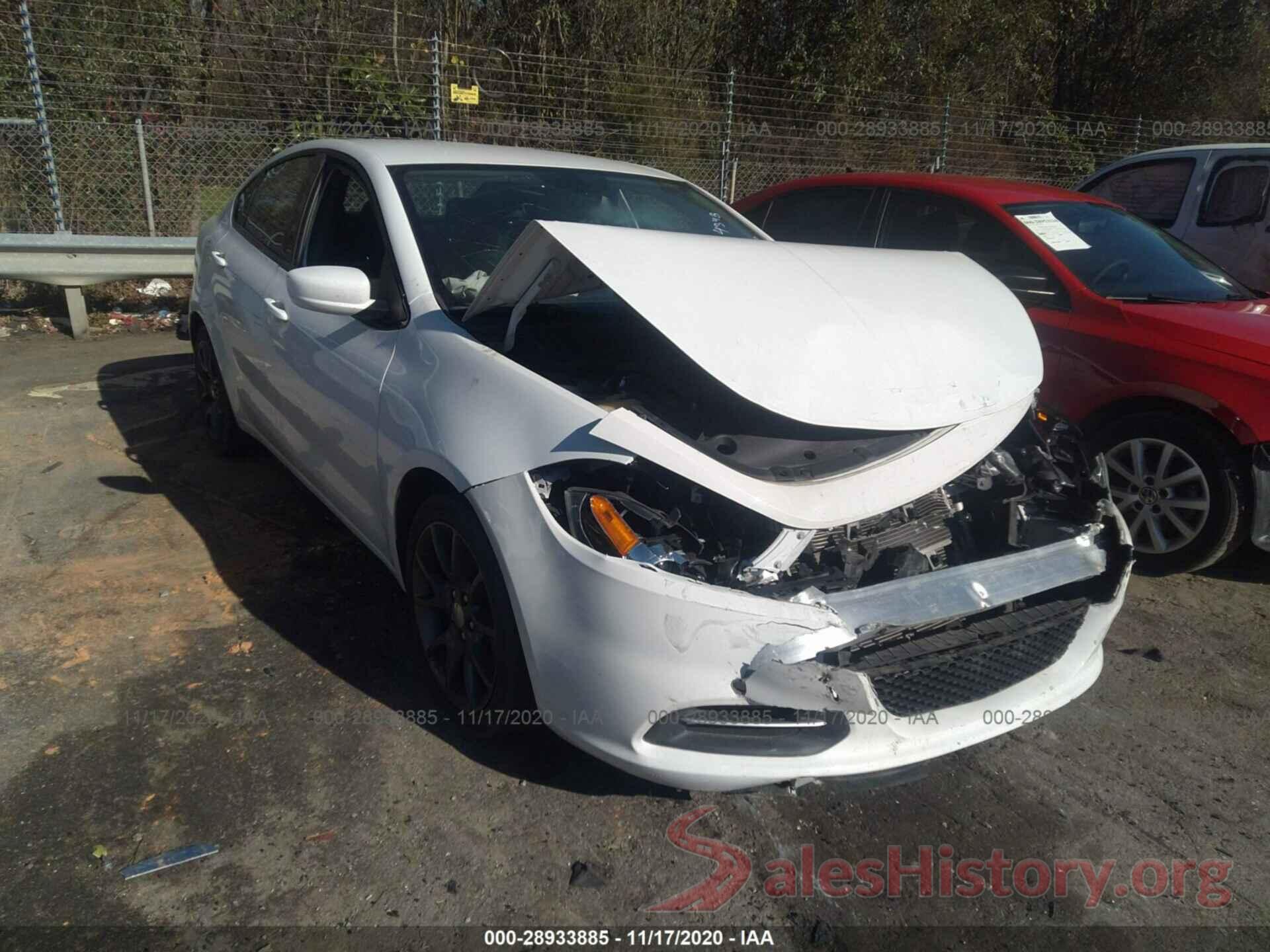 1C3CDFAA9GD624348 2016 DODGE DART