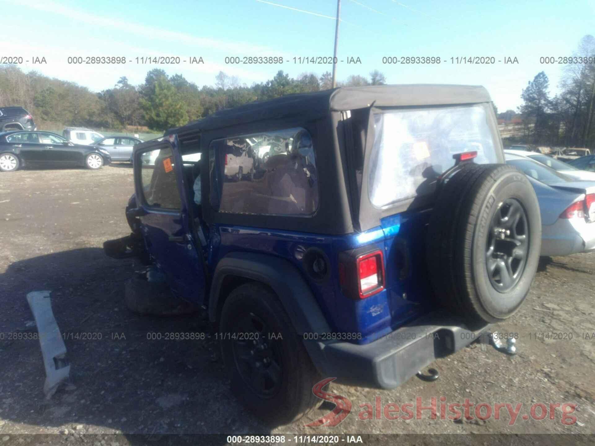 1C4GJXAG8KW561739 2019 JEEP WRANGLER