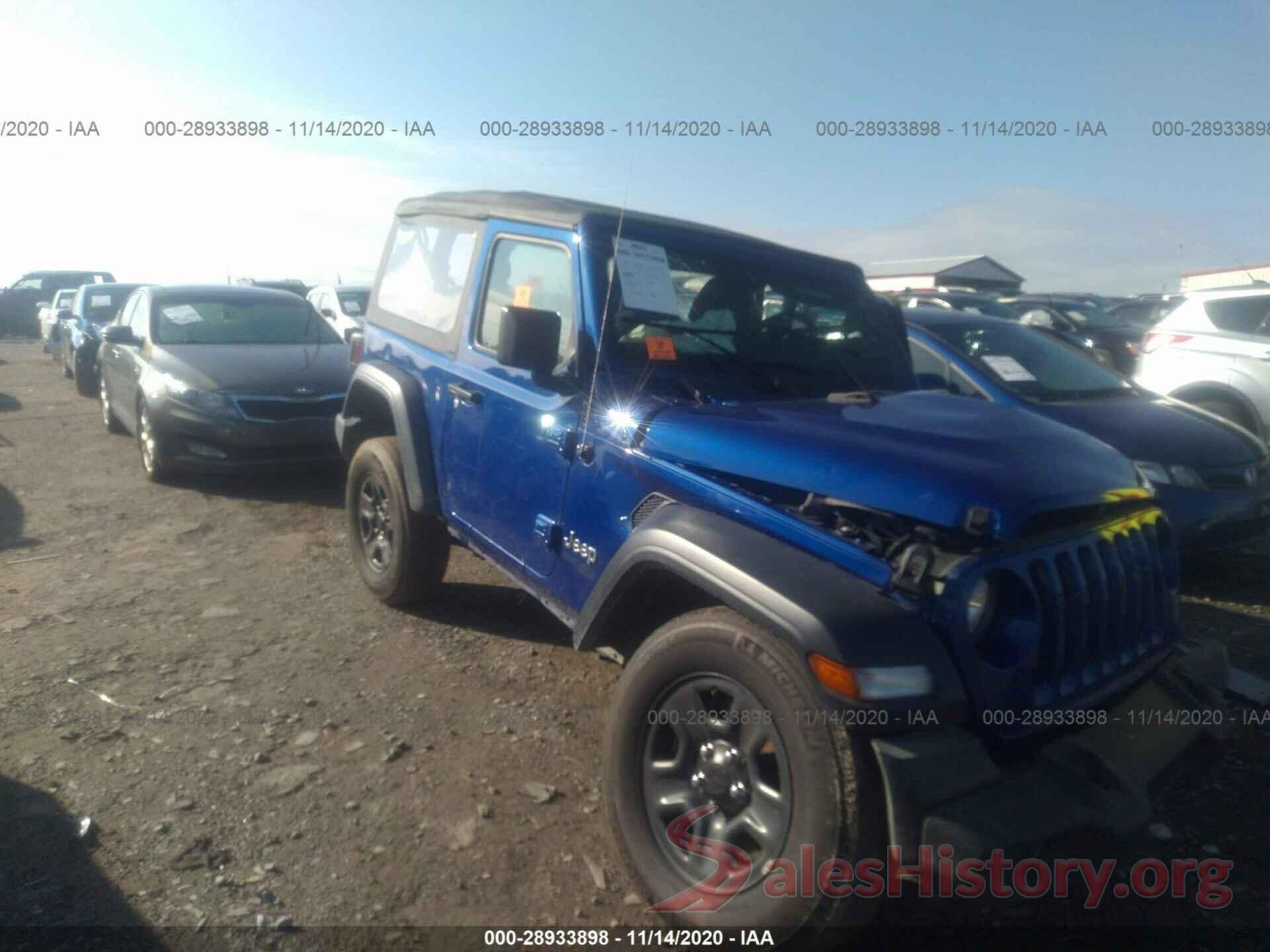 1C4GJXAG8KW561739 2019 JEEP WRANGLER