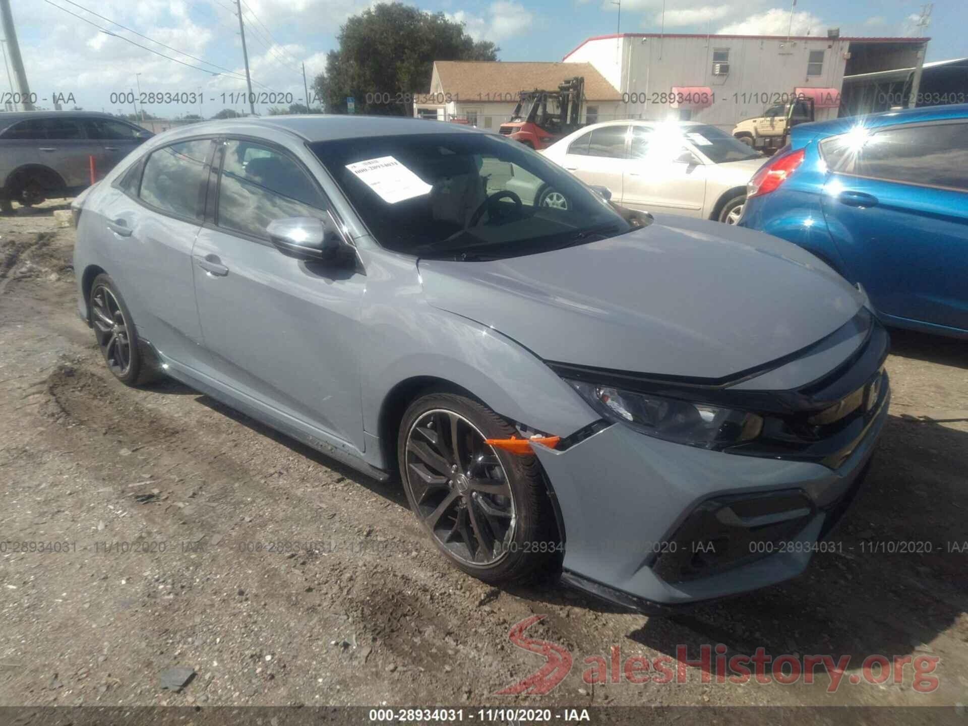 SHHFK7H48LU217529 2020 HONDA CIVIC HATCHBACK