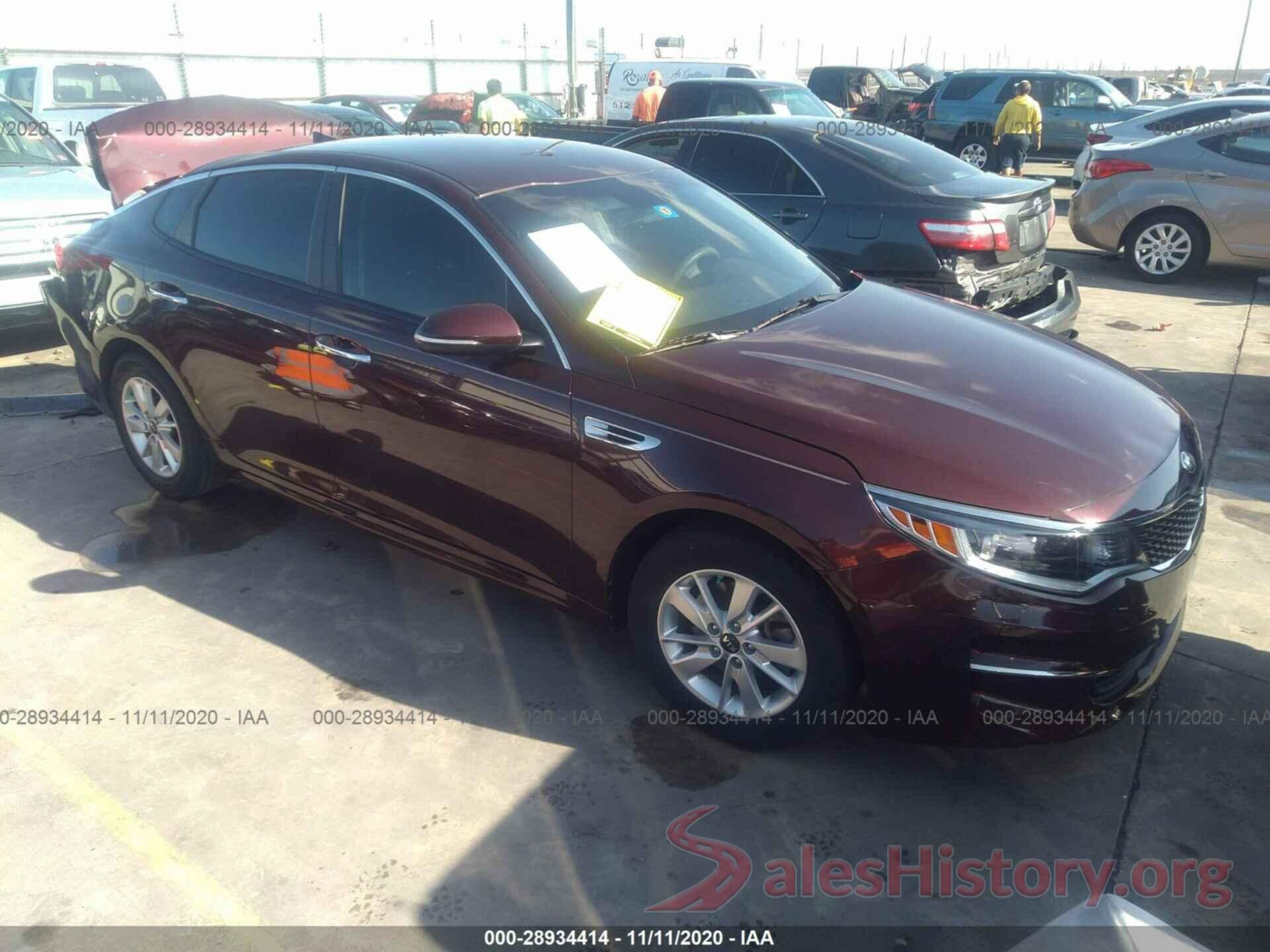 5XXGT4L38GG092468 2016 KIA OPTIMA